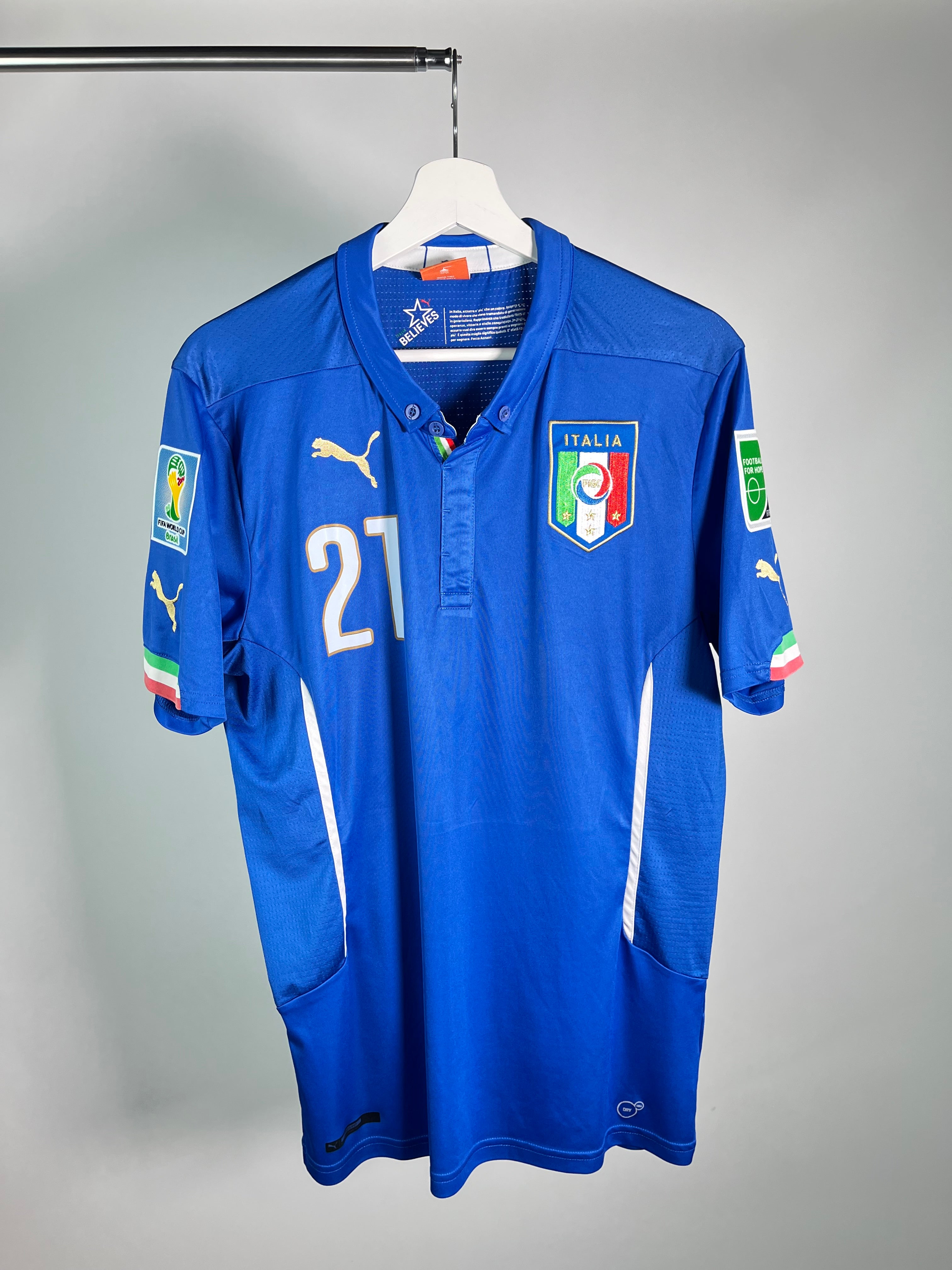 Jersey Italia Local 2014 2016 Andrea Pirlo (L)