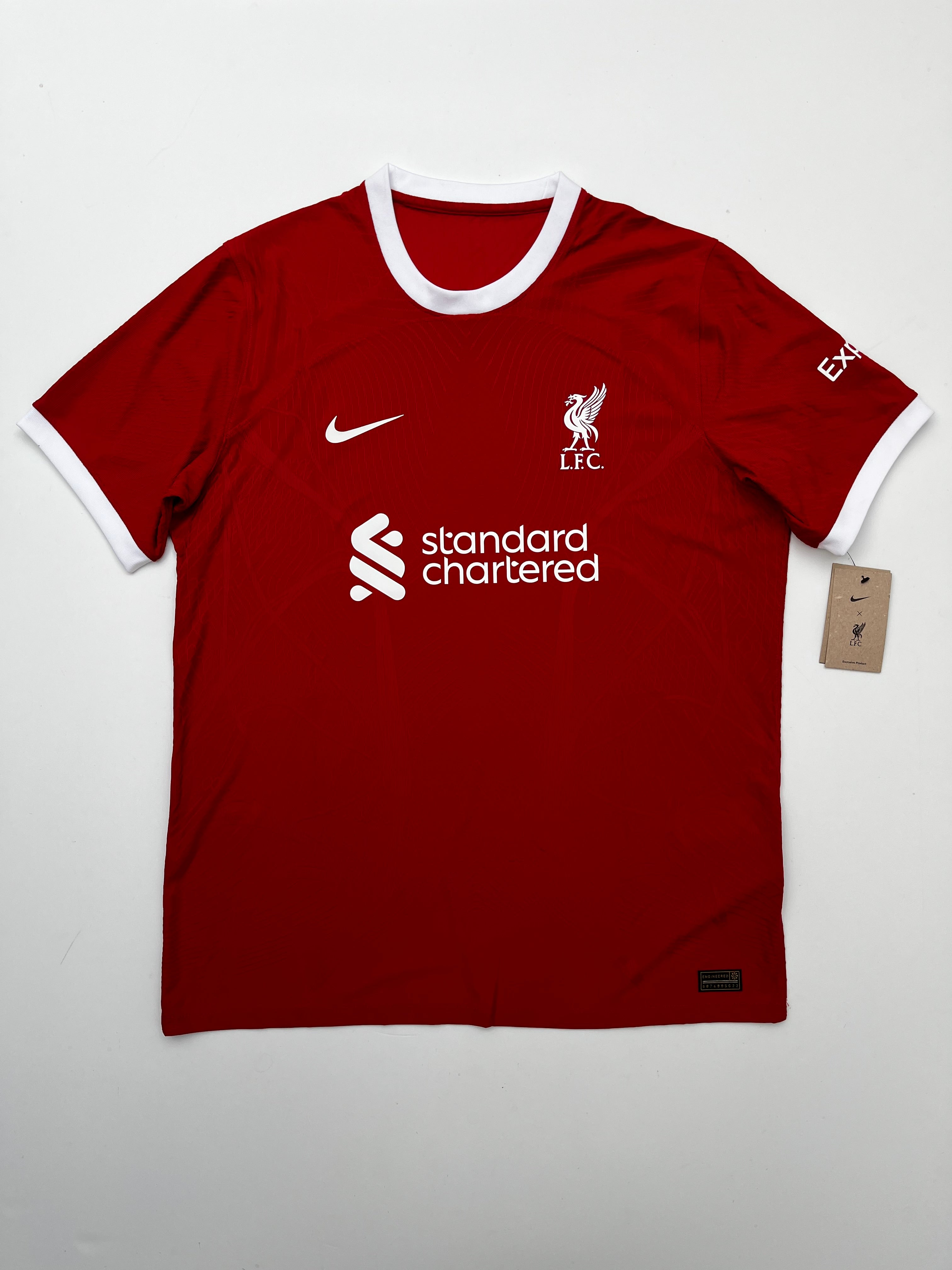 Jersey Liverpool Local 2023 2024 Versión Jugador *C/Etiquetas* (XL)