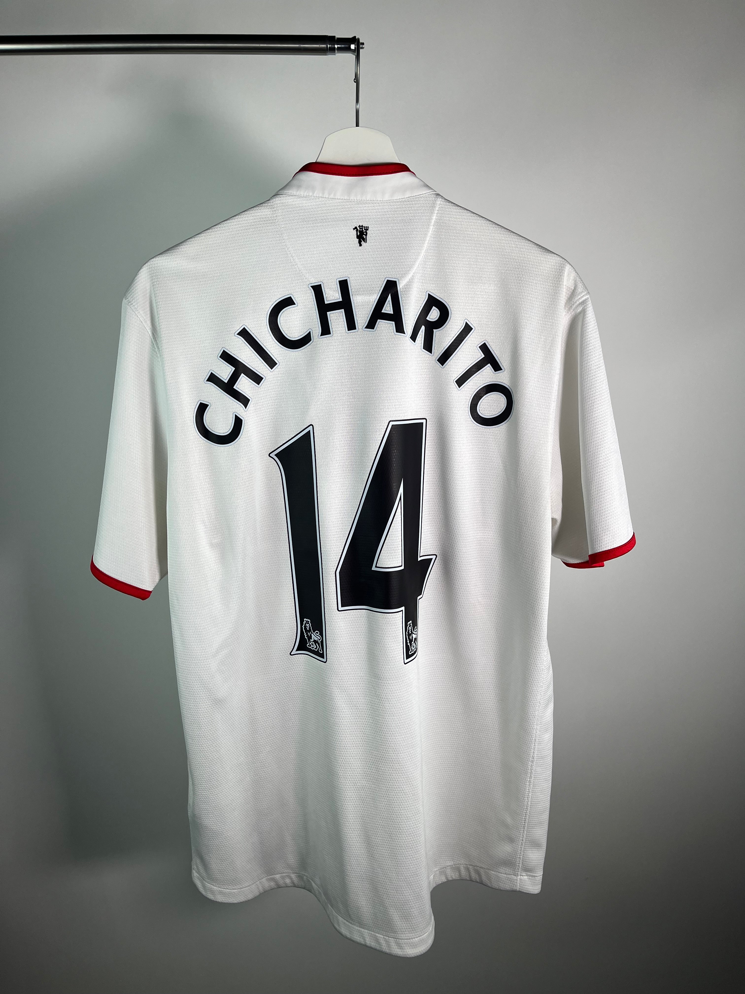 Jersey Manchester United Visita 2012 2013 Javier "Chicharito" Hernández (L)