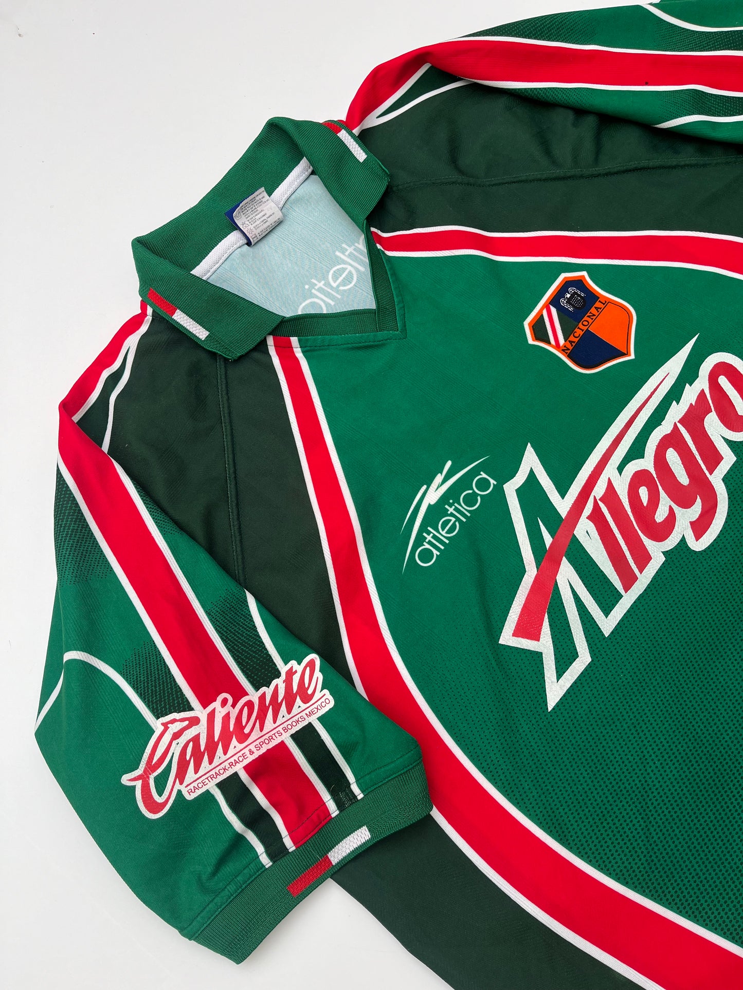 Jersey Club Nacional de Futbol Tijuana Local 2000 2001 Match Worn Arturo Albarrán (XL)