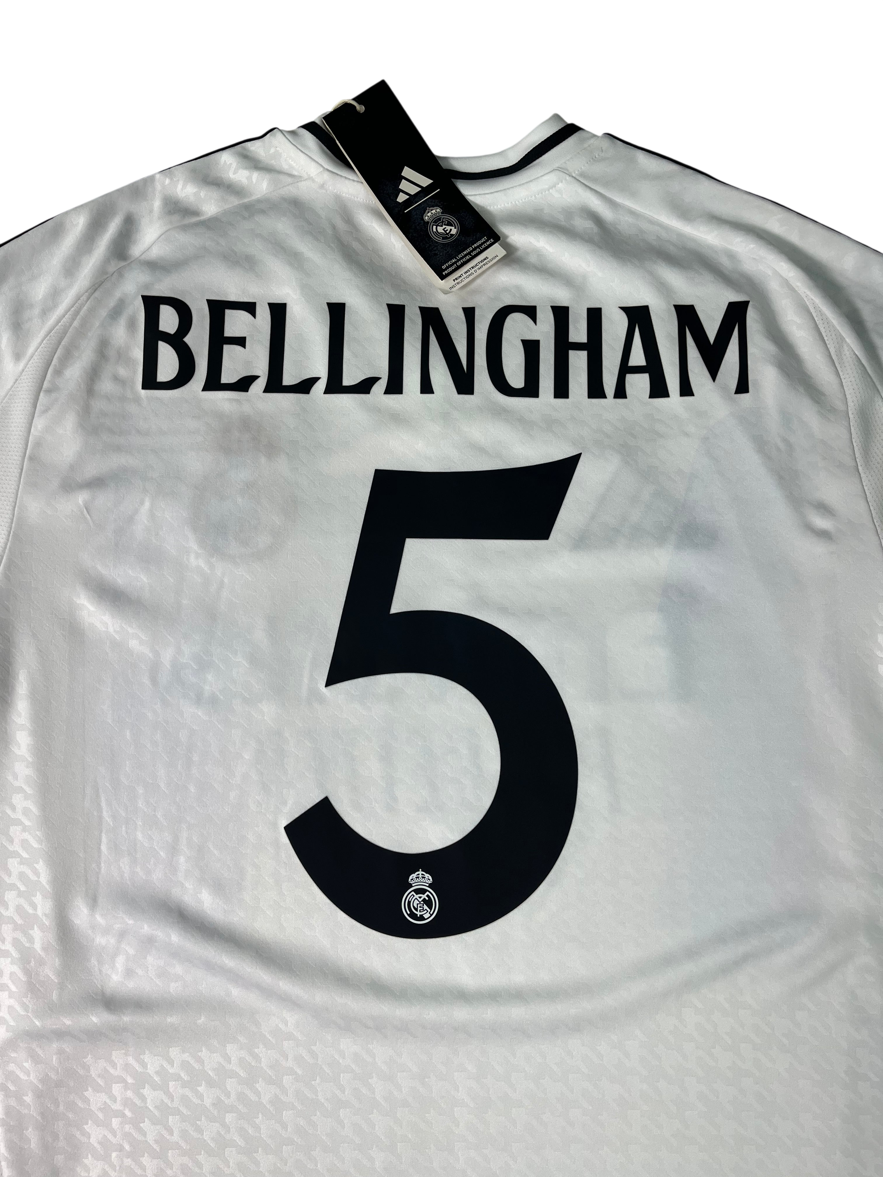 Jersey Real Madrid Local 2024 2025 *C/Etiquetas* Jude Bellingham (L)
