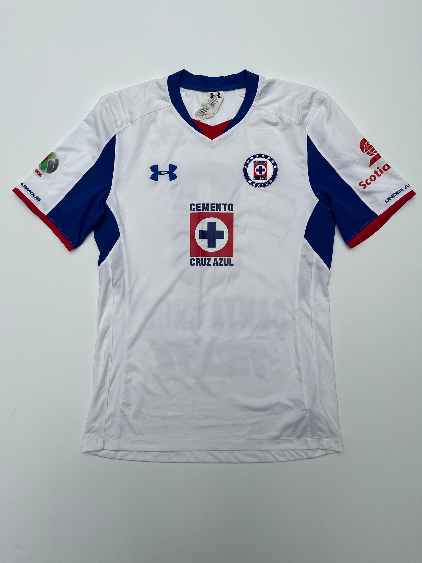 Jersey Cruz Azul Visita 2014 2015 Roque Santa Cruz Autografiado (L)