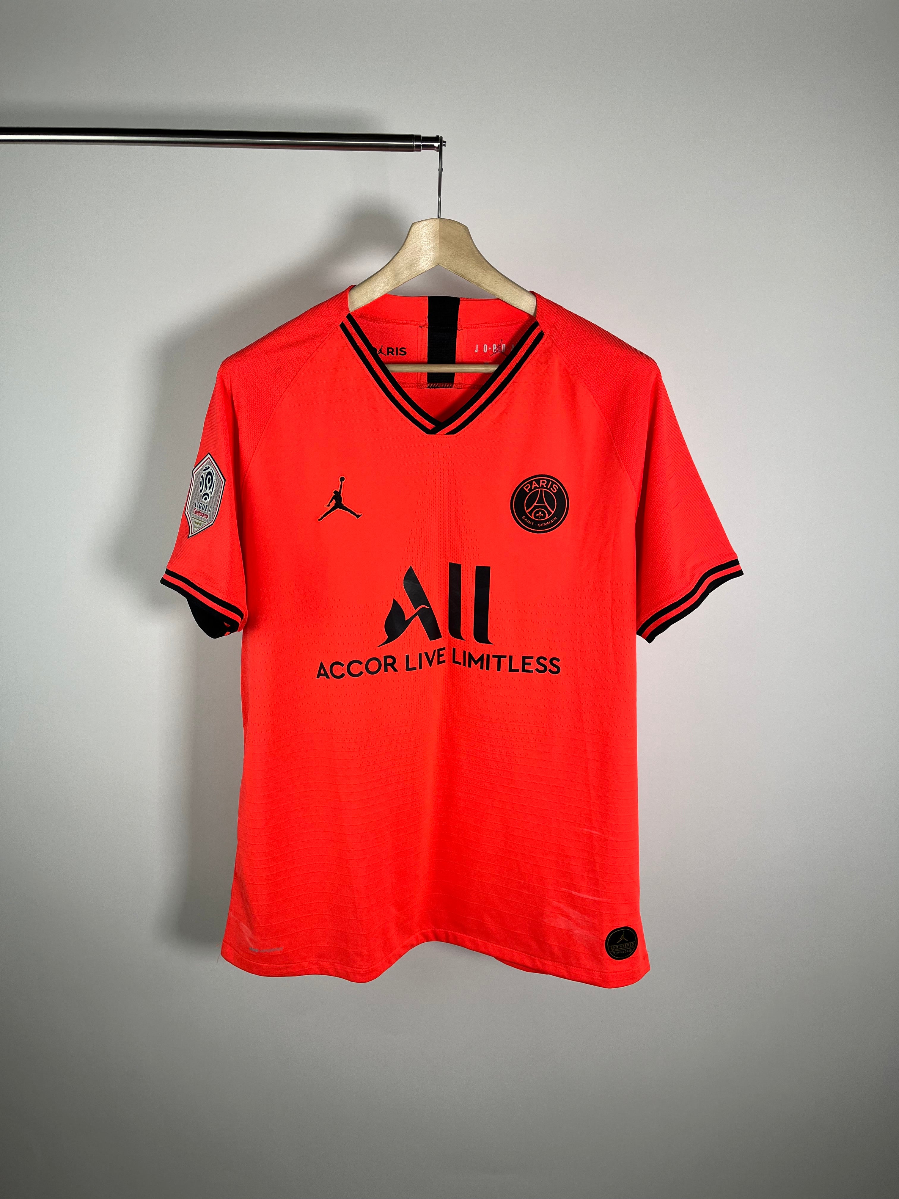 Jersey PSG Visita 2019 2020 Versión Jugador Kylian Mbappé (XL)