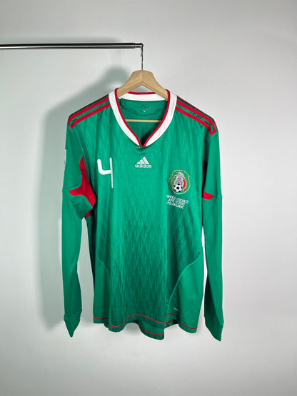 Jersey México Local 2010 2011 Manga Larga *Match Detail vs Francia* Rafael Márquez (XL)