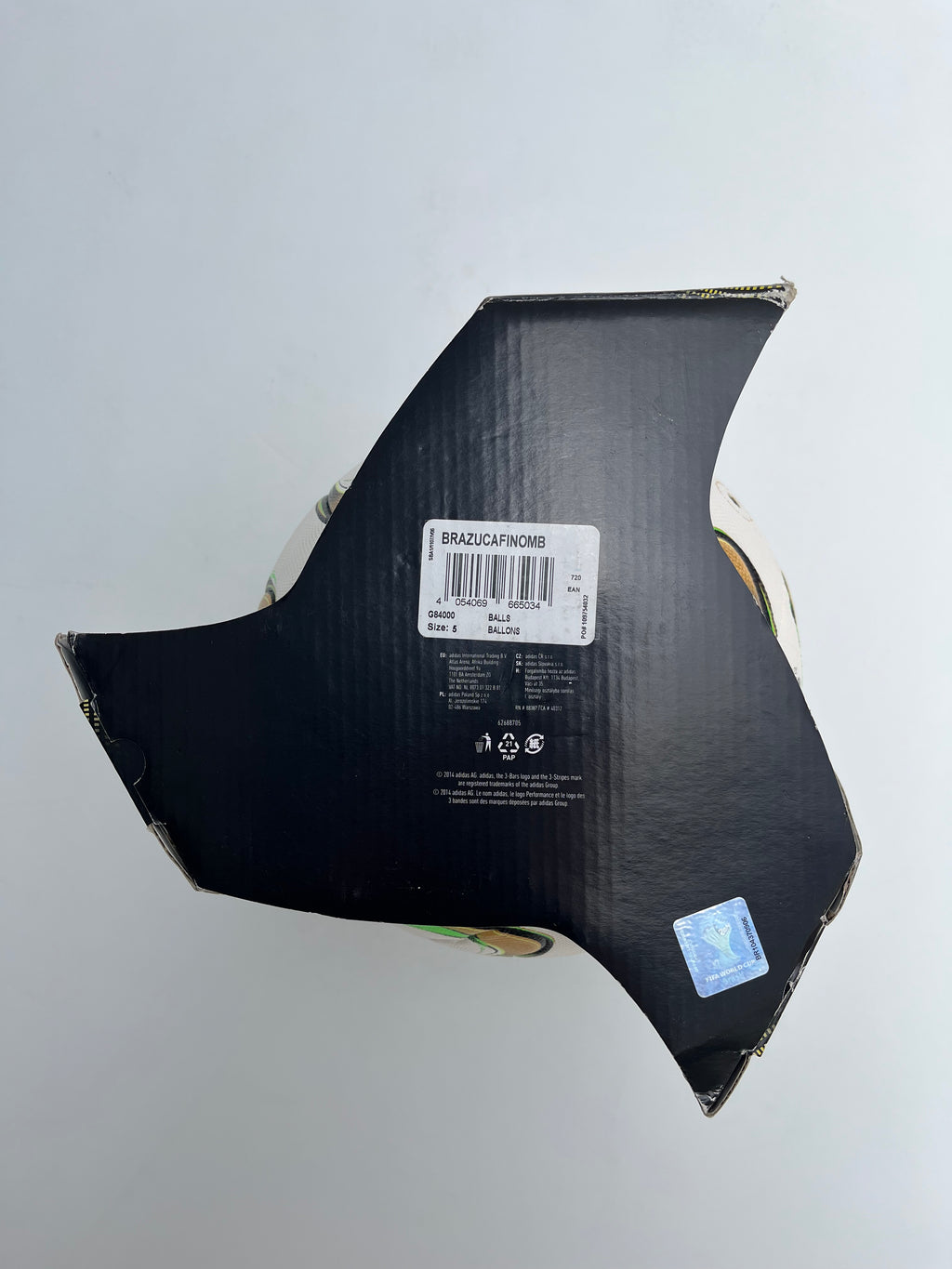 Balón Mundial “Brazuca Final Río” 2014 Match Ball Con Caja OMB (Talla 5)