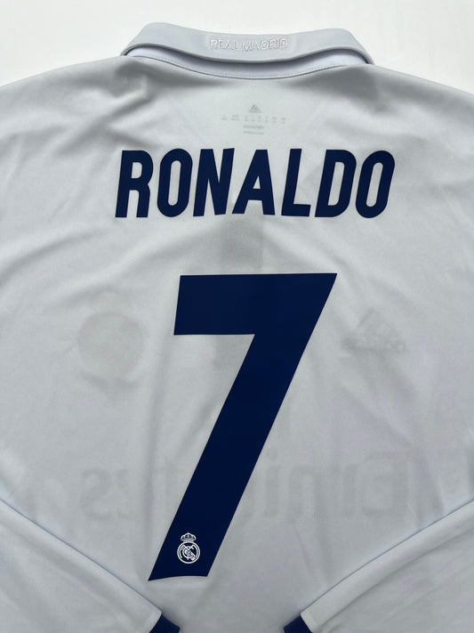 Jersey Real Madrid Local 2016 2017 Manga Larga Cristiano Ronaldo (XL)