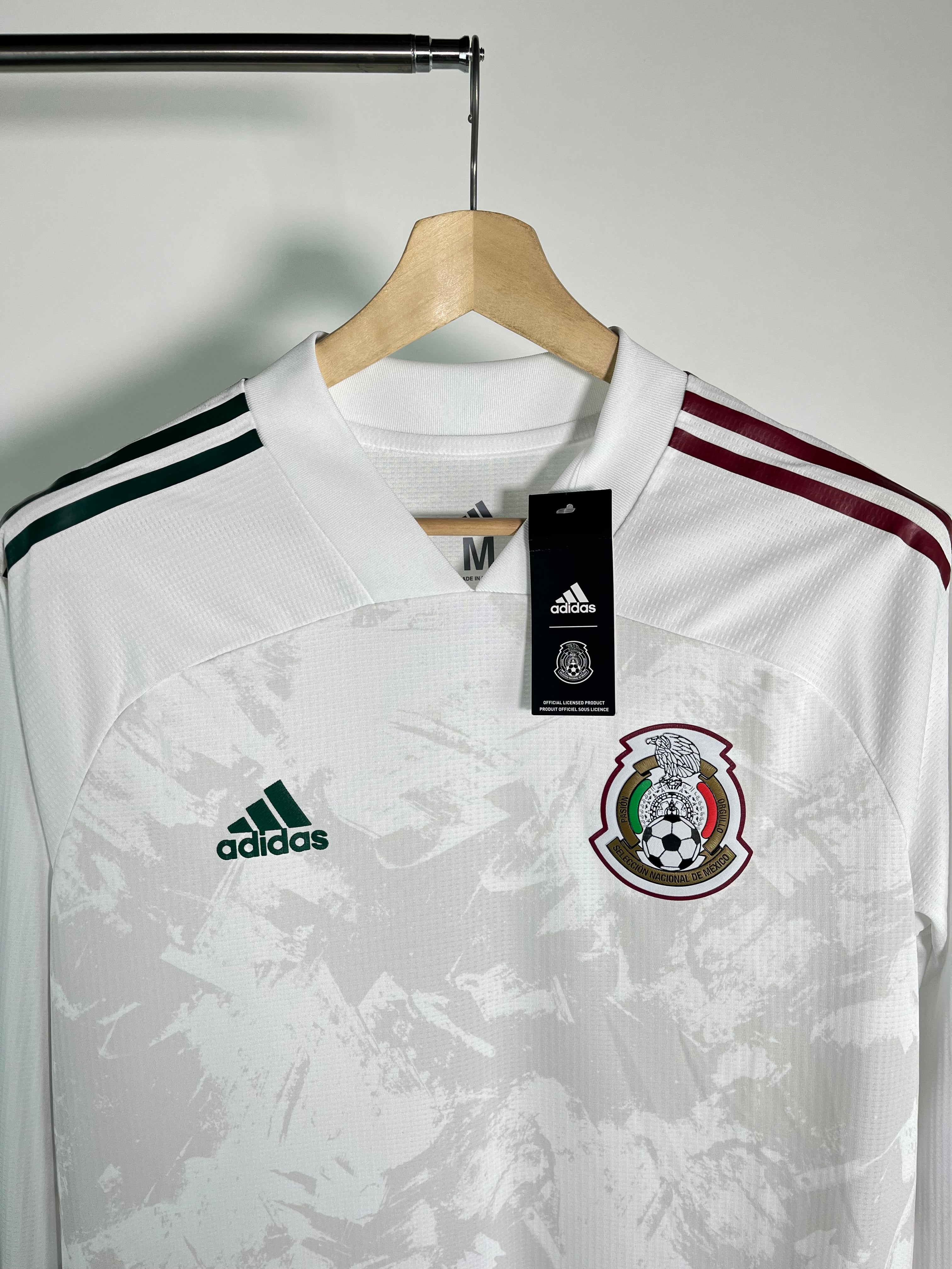 Jersey México Local 2020 2021 Versión Jugador Manga Larga *C/Etiquetas*(M)