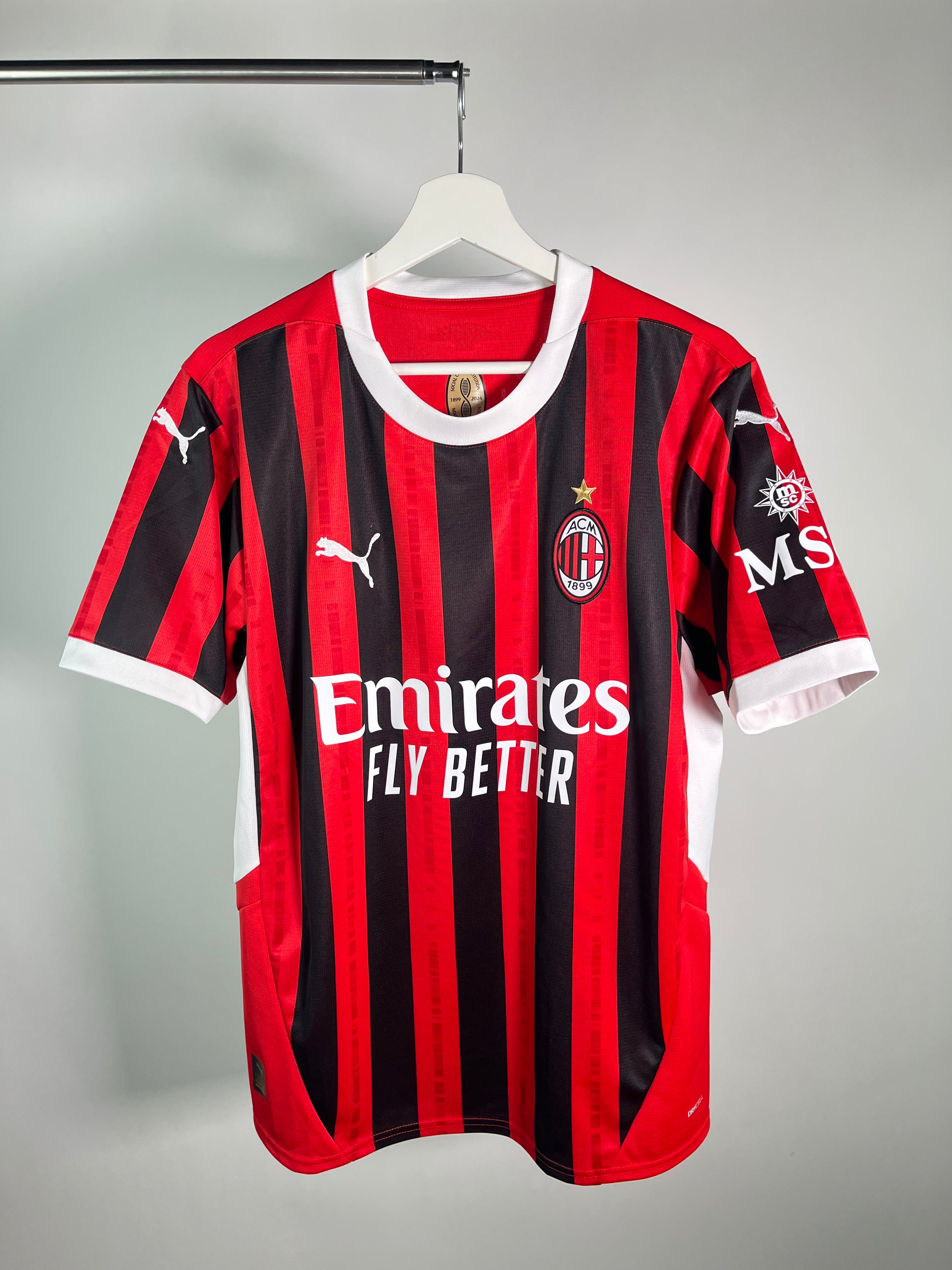 Jersey AC Milán Local 2024 2025 Santiago Giménez (L)