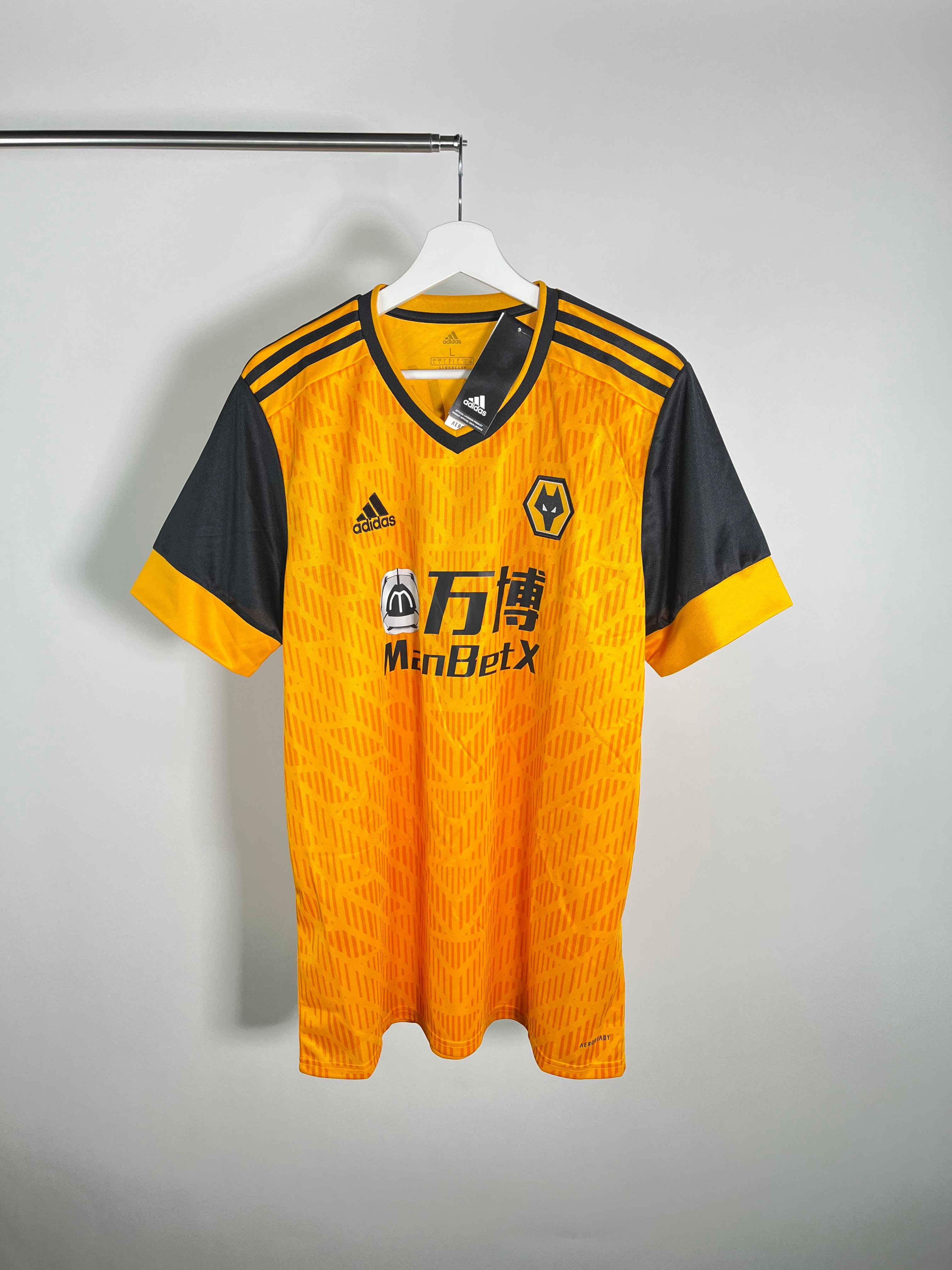 Jersey Wolverhampton Local 2020 2021 *C/Etiquetas* Raúl Jiménez (L)