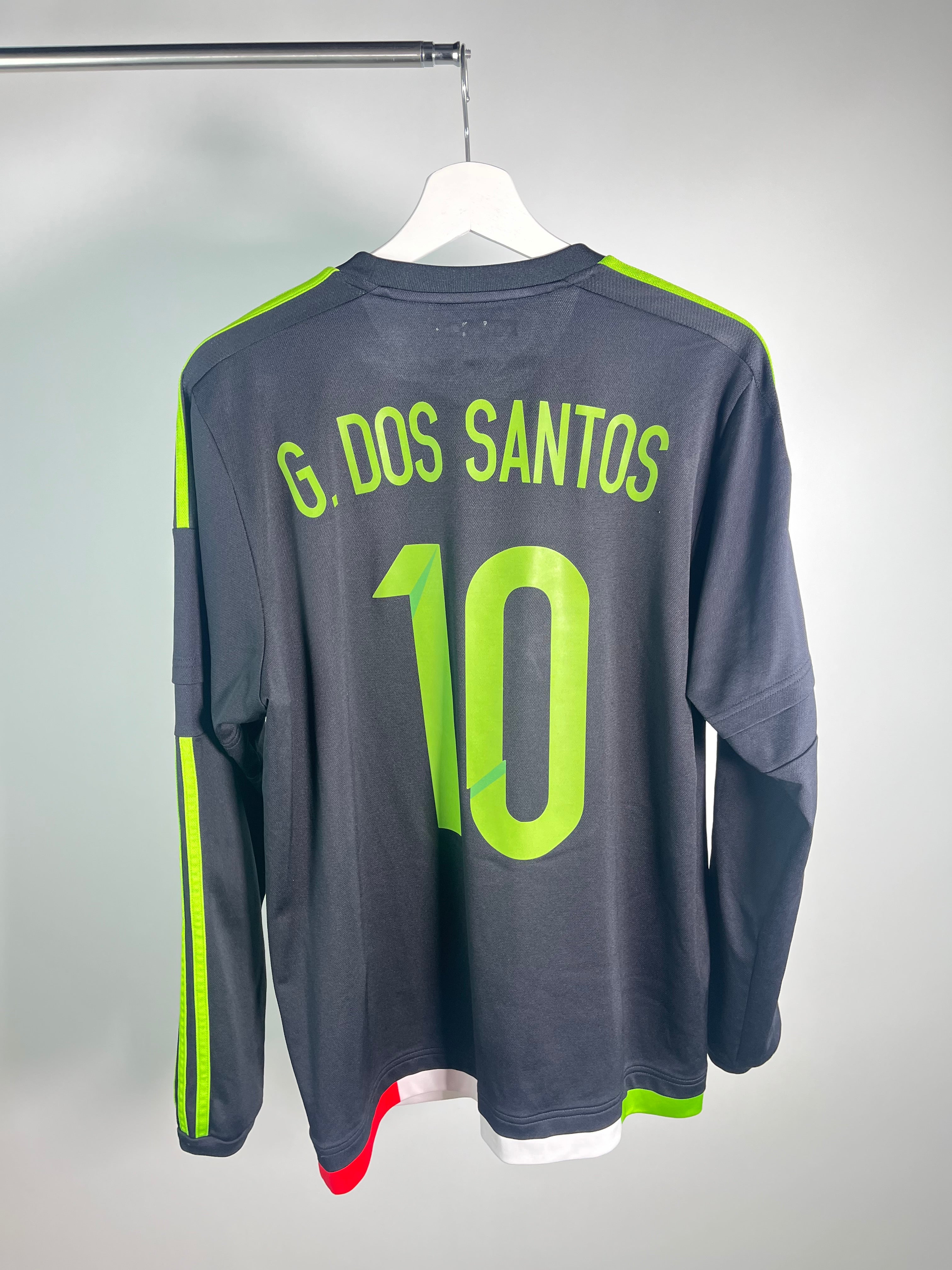 Jersey México Local 2015 2016 Manga Larga Giovanni Dos Santos (L)