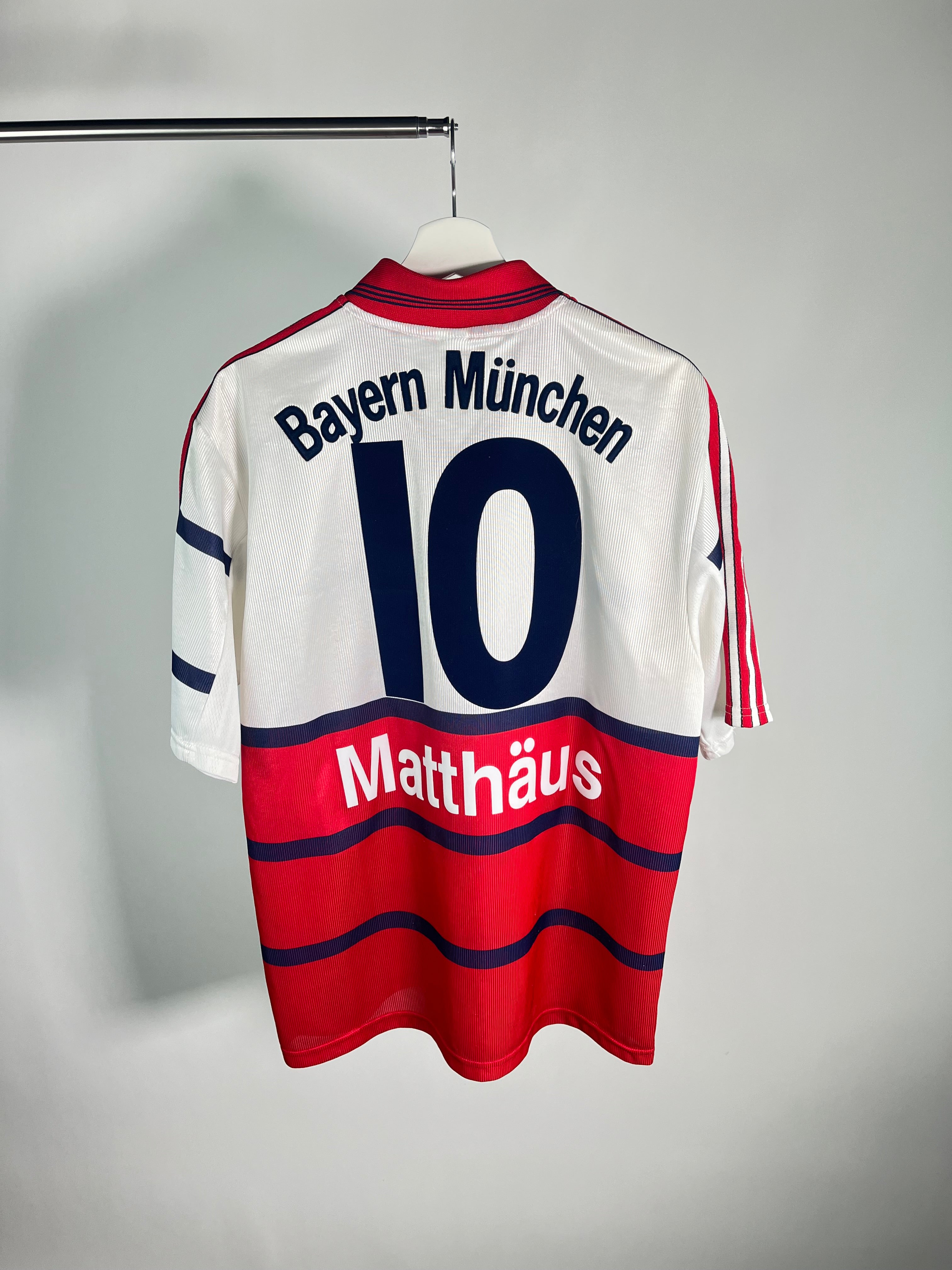 Jersey Bayern Munich Visita 1999 2000 Lothar Matthäus (L)