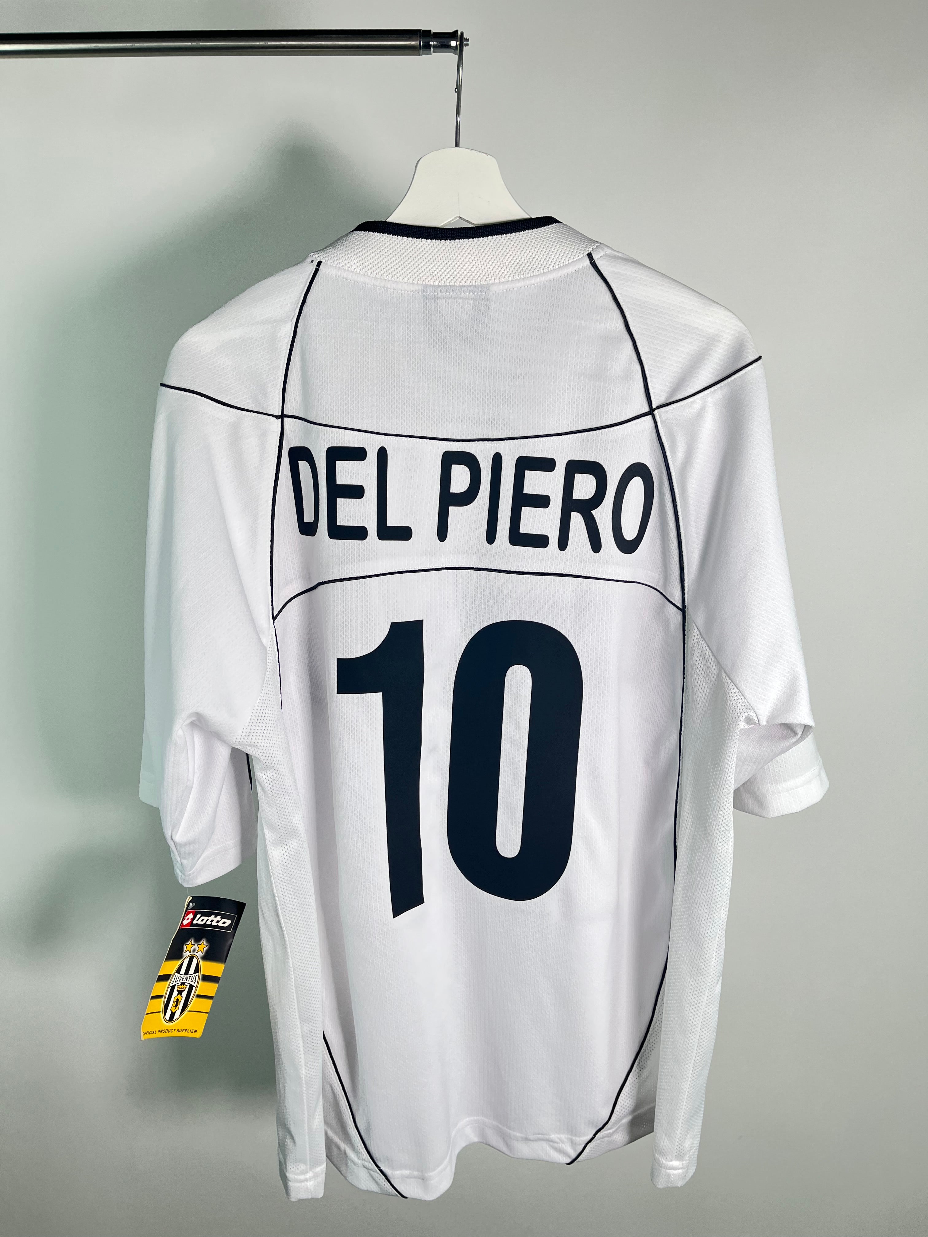 Jersey Juventus Visita 2002 2003 Alessandro Del Piero *C/Etiquetas* (XL)