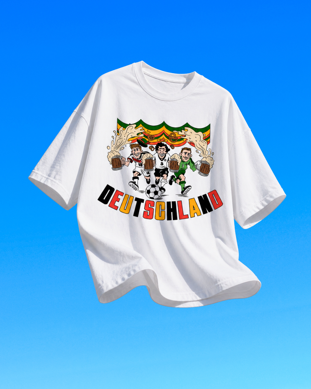 Playera Merch Alemania x El Jugador Número 12 (Múltiples Tallas)