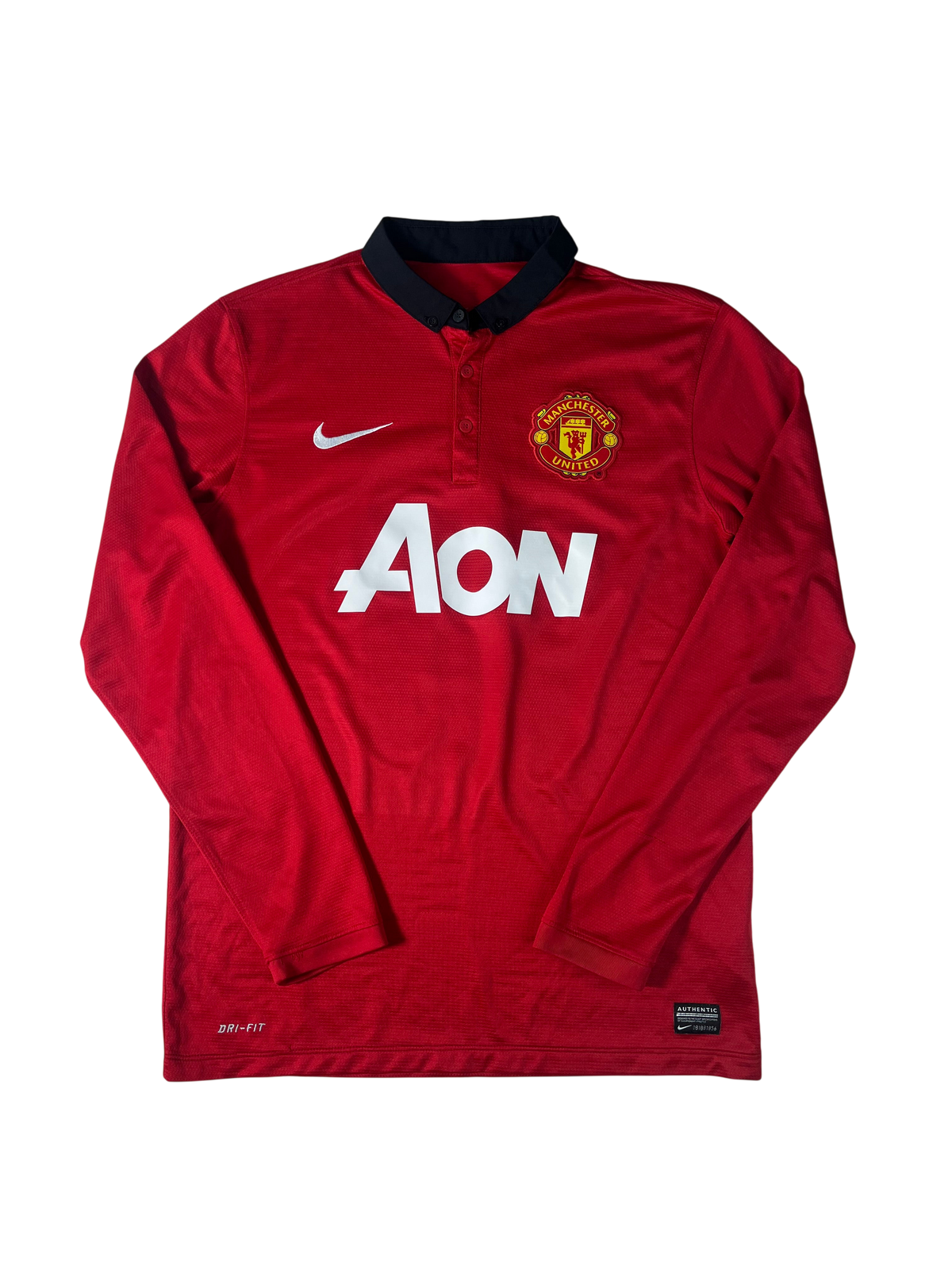 Jersey Manchester United Local 2013 2014 Manga Larga Javier "Chicharito" Hernández (M)