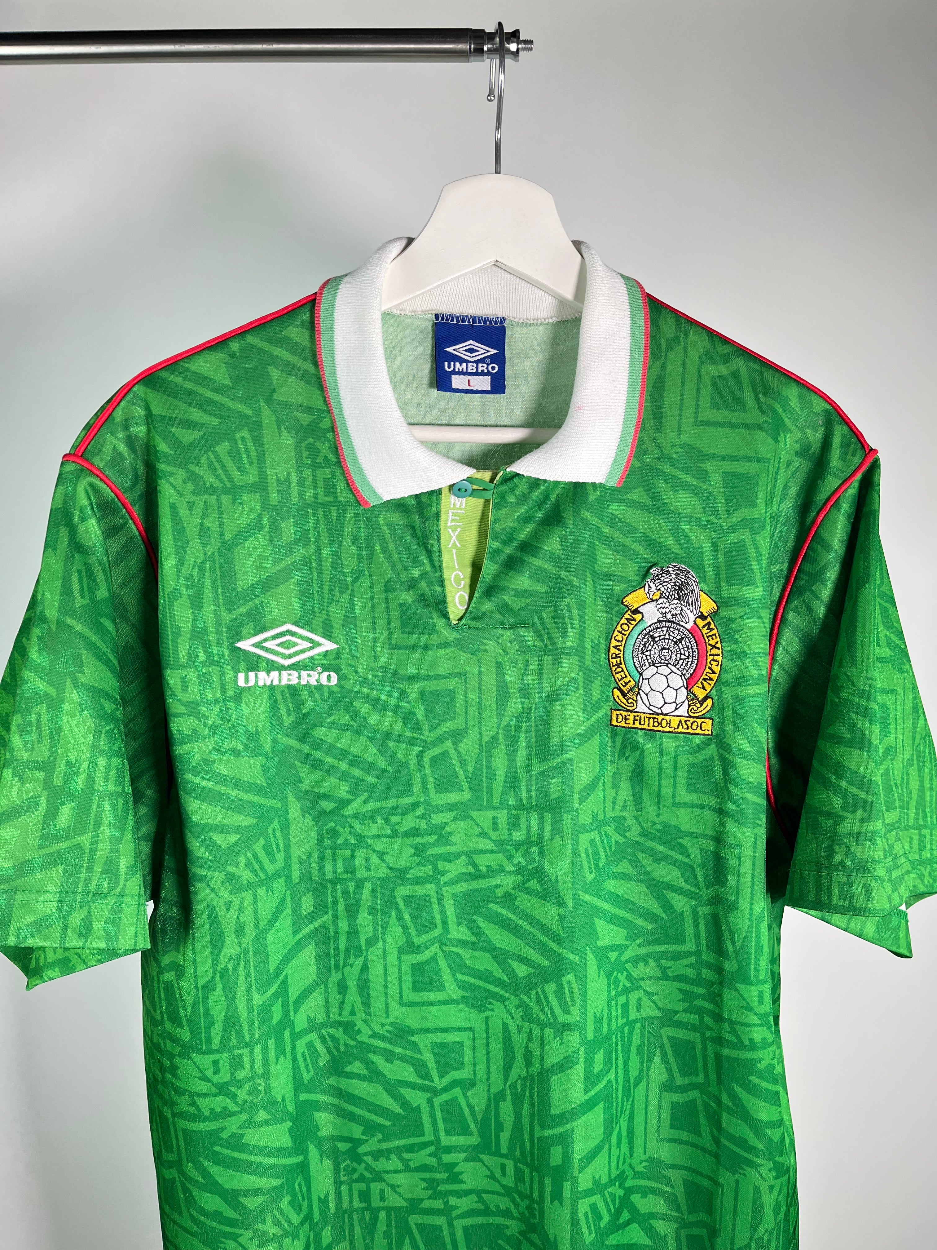Jersey México Local 1993 1994 Versión Jugador (L)