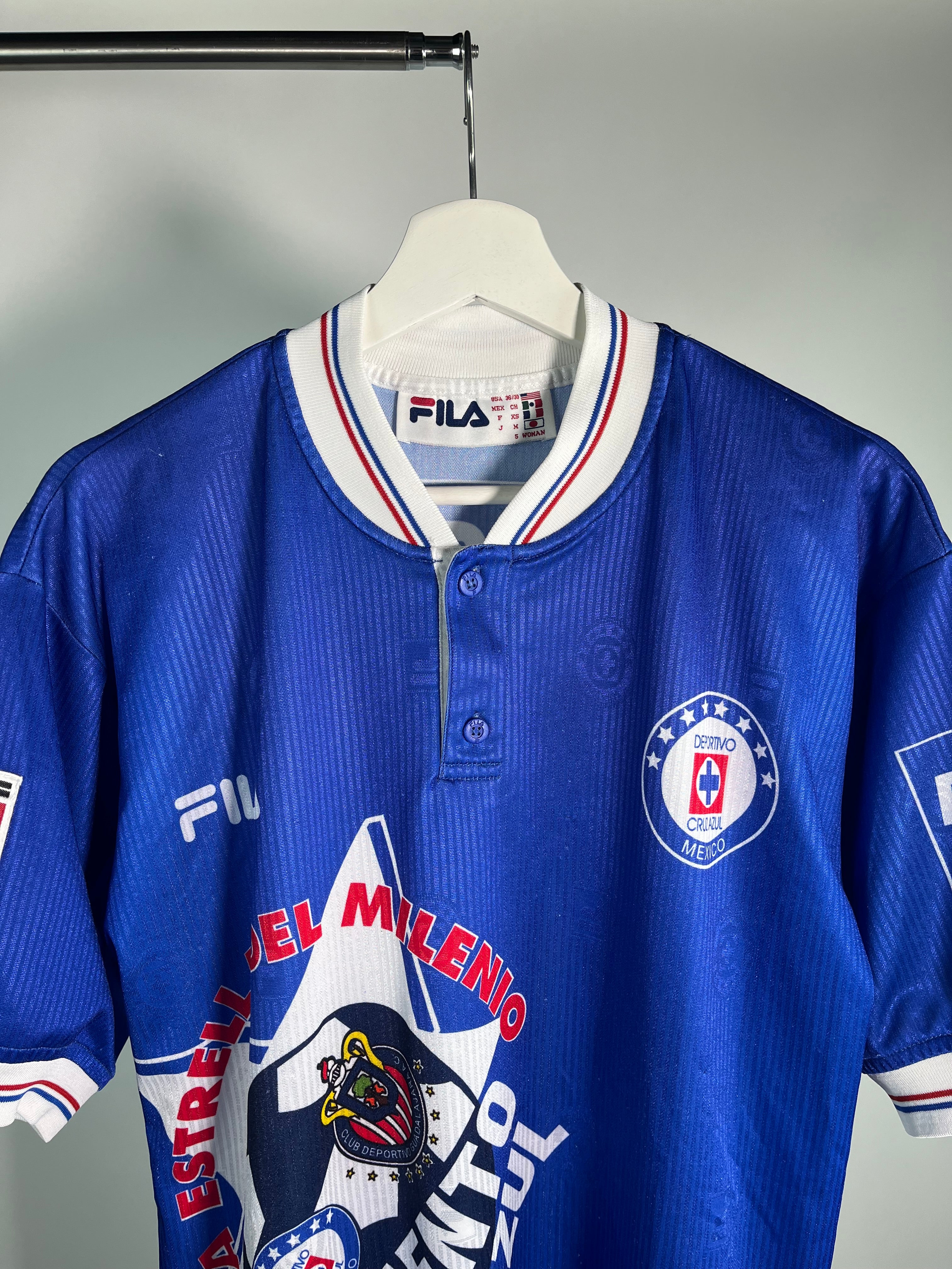 Jersey Cruz Azul Local 1999 2000 *Copa Estrella del Milenio* (S)