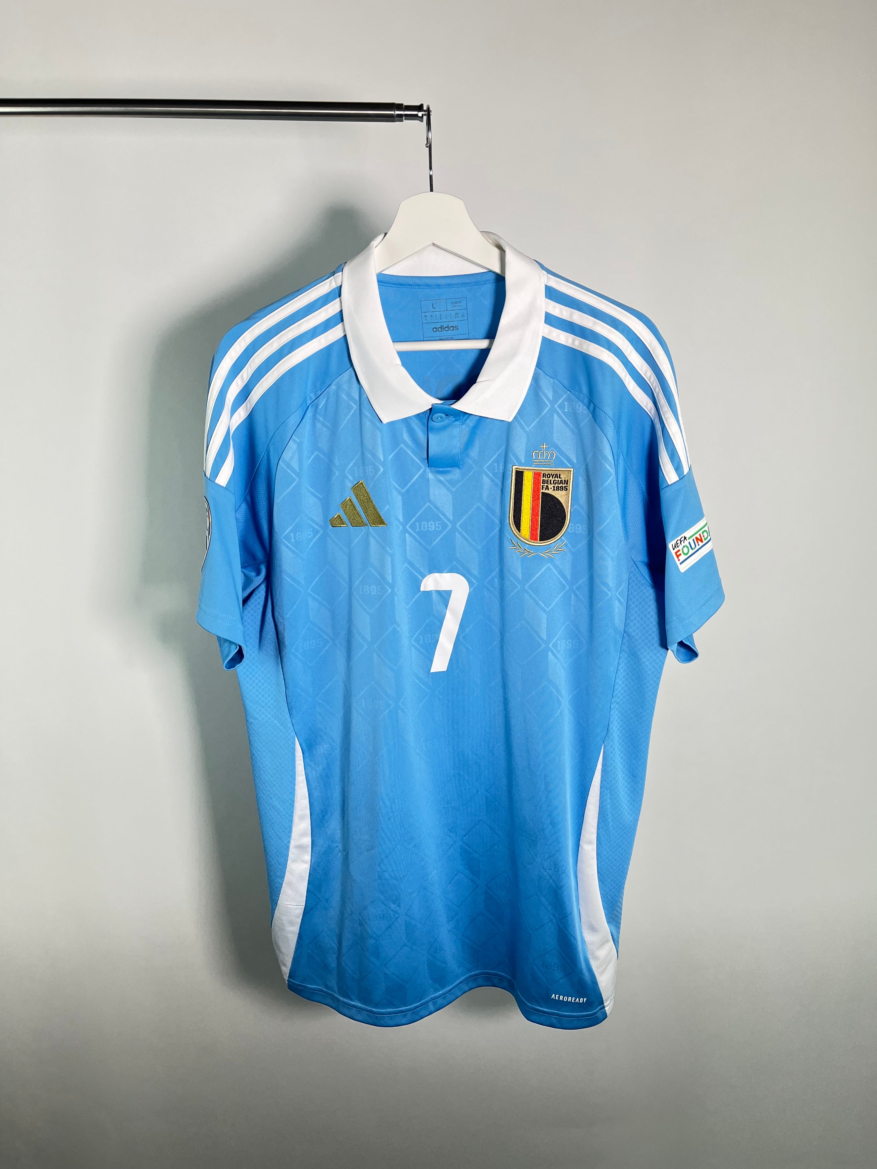 Jersey Belgica Visita 2023 2024 Kevin De Bruyne (L)