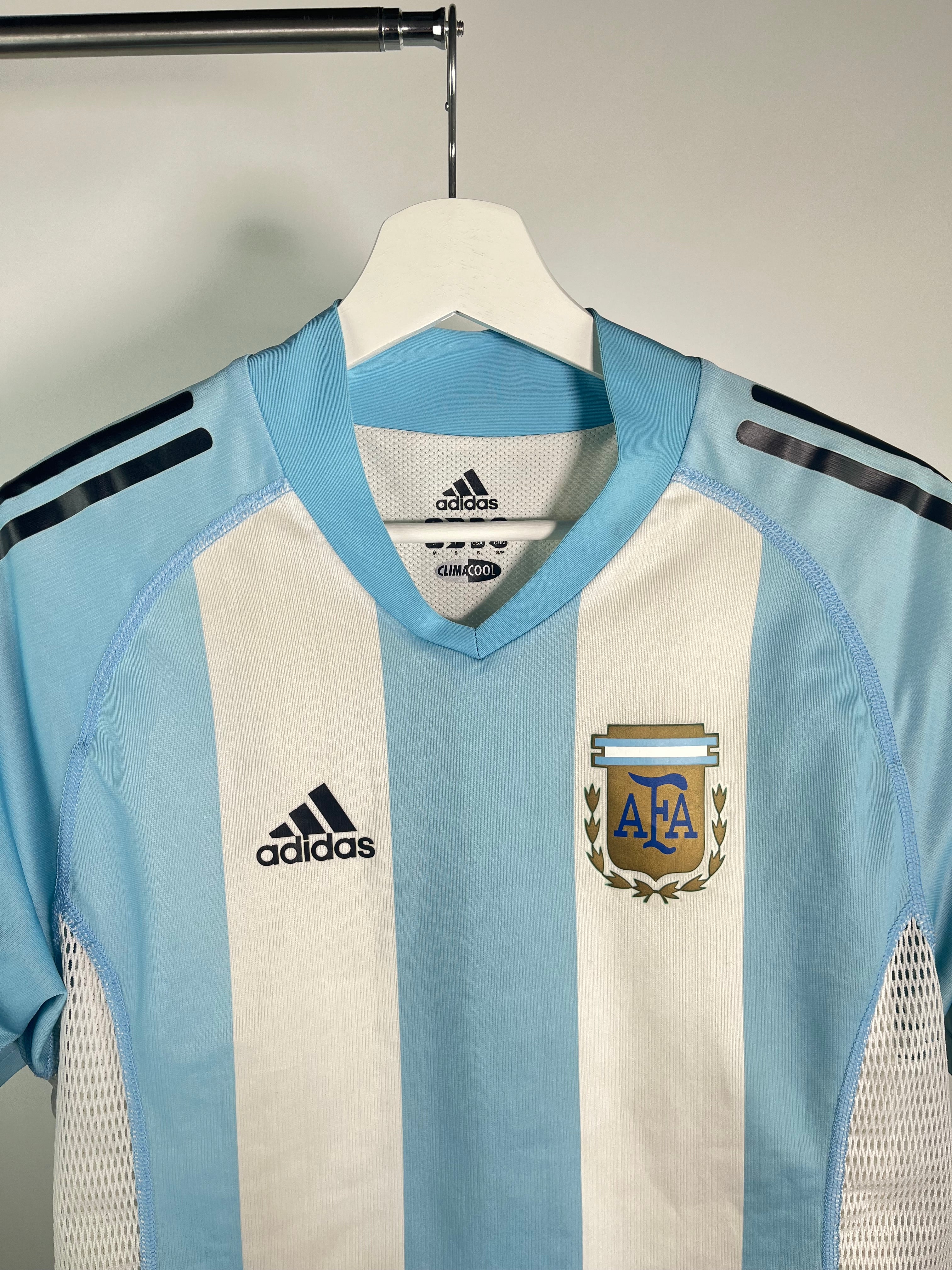 Jersey Argentina Local 2002 2004 Versión Jugador (S)