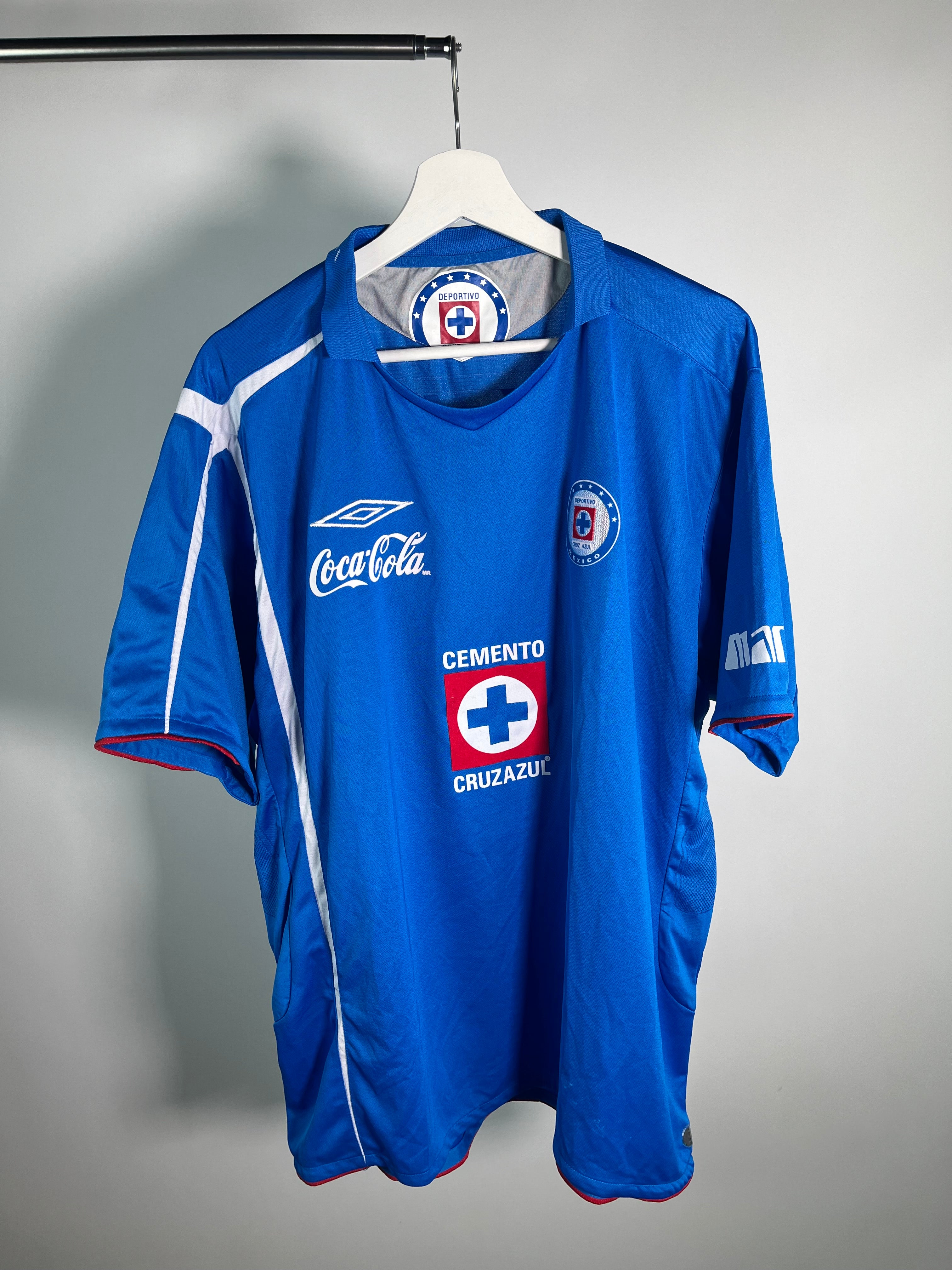 Jersey Cruz Azul Local 2006 2007 Utilería Joaquín Beltrán (XL)