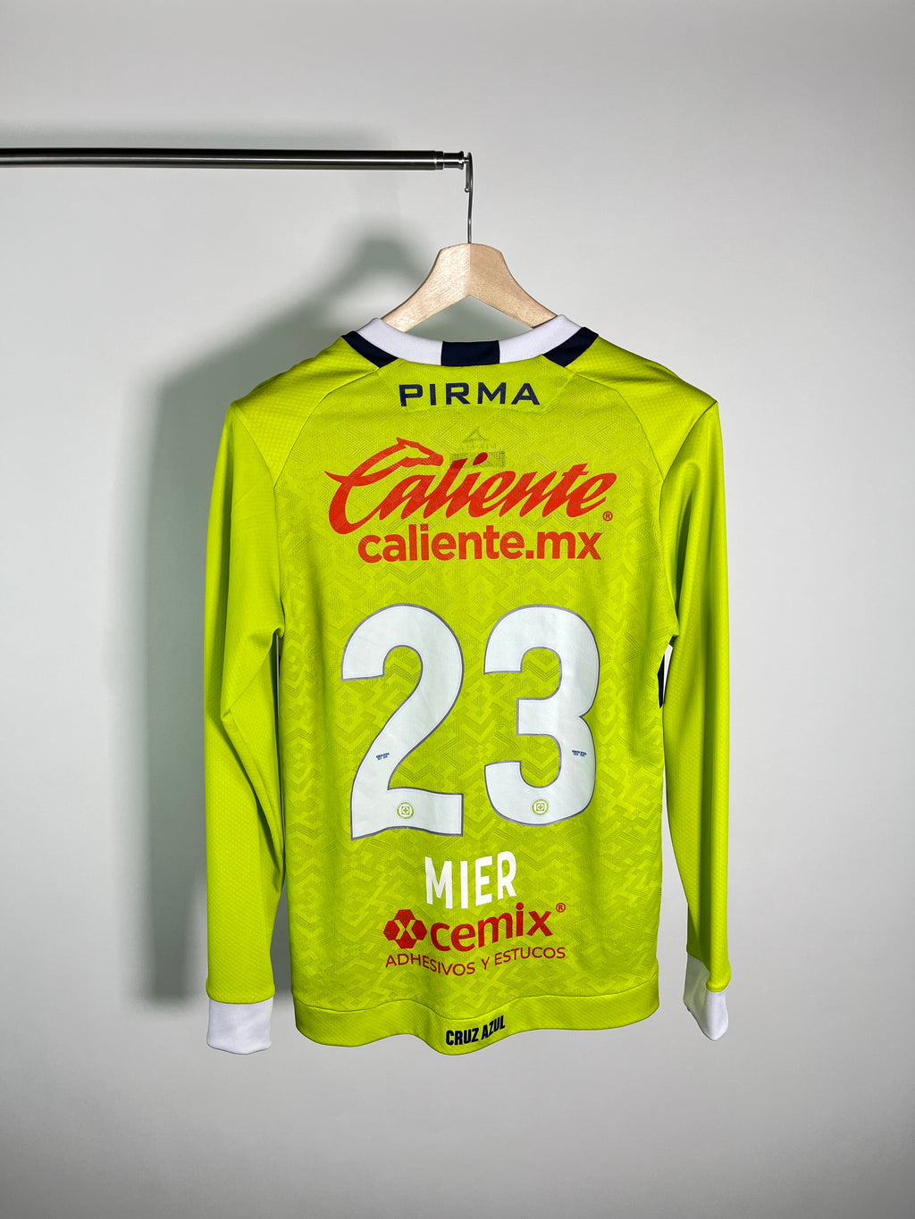 Jersey Cruz Azul Portero 2024 2025 Manga Larga Kevin Mier (S)