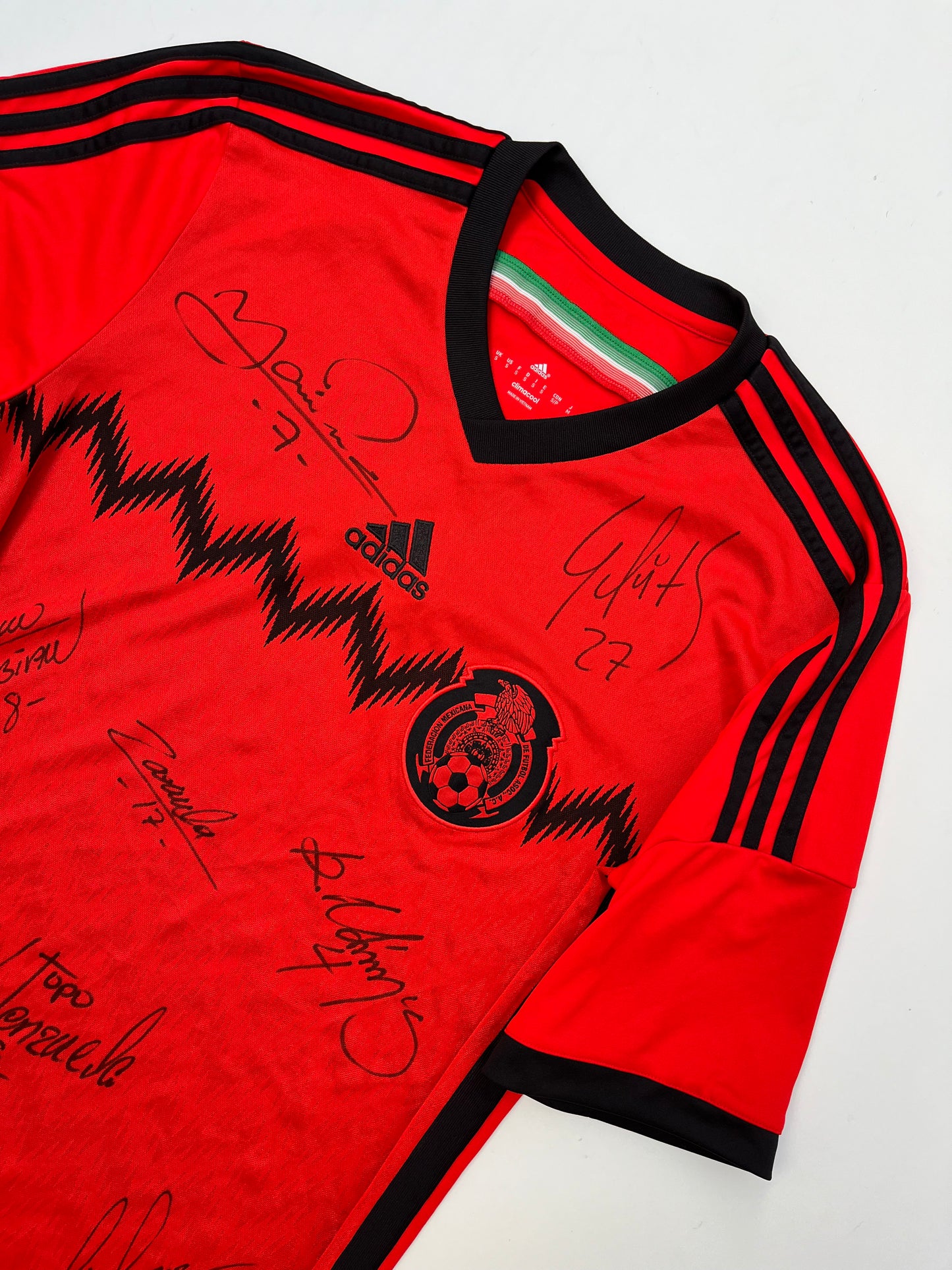 Jersey México Visita 2014 2015 Autografiado (S)