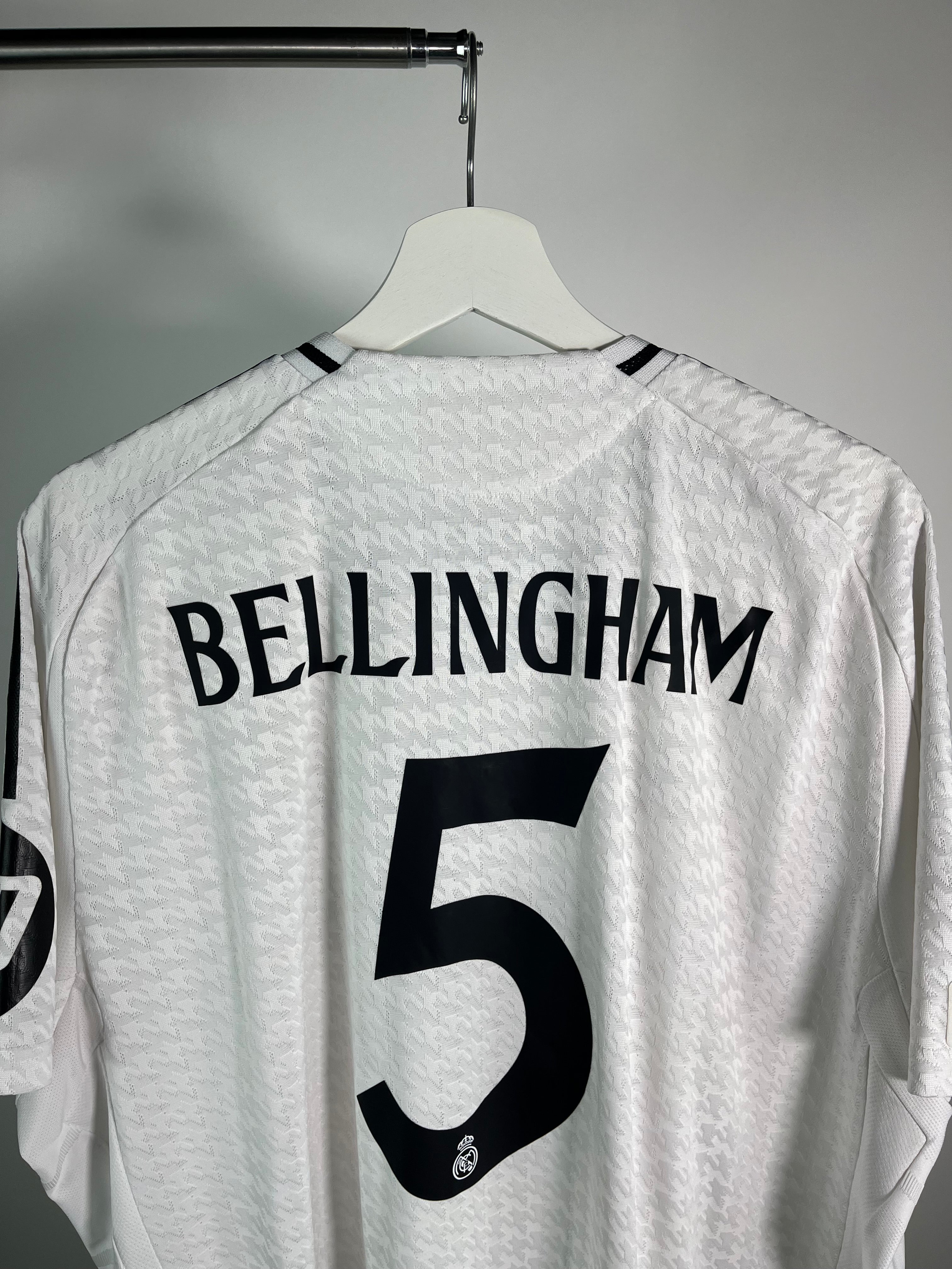 Jersey Real Madrid Local 2024 2025 Versión Jugador Jude Bellingham (XXL)