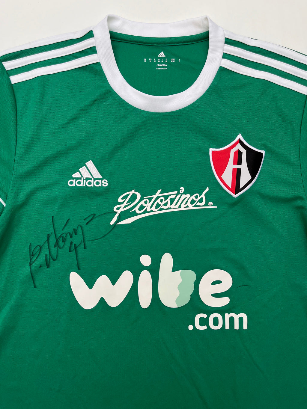 Jersey Atlas Tercero 2017 2018 Autografiado por Rafael Márquez (M)