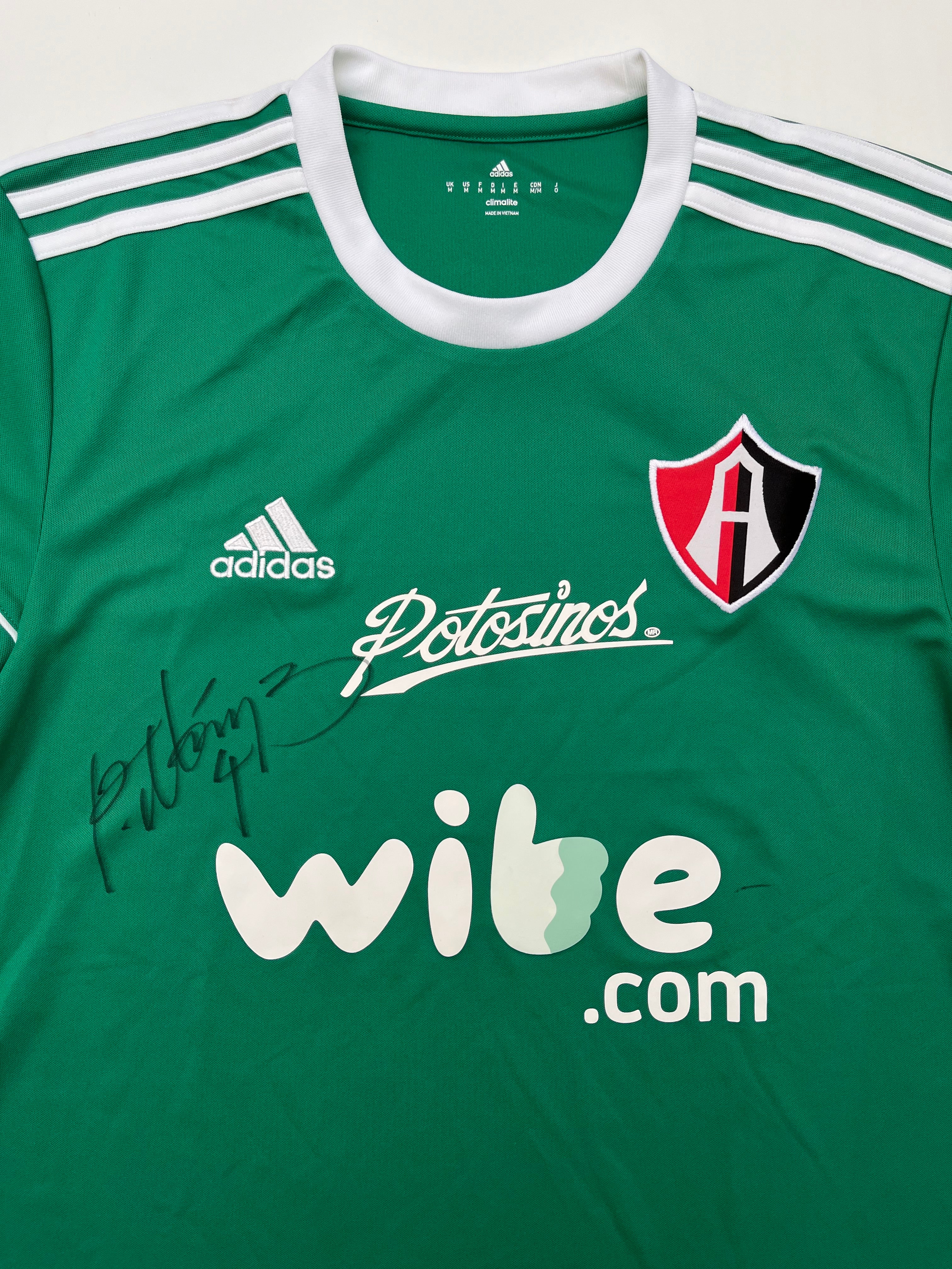 Jersey Atlas Tercero 2017 2018 Autografiado por Rafael Márquez (M)