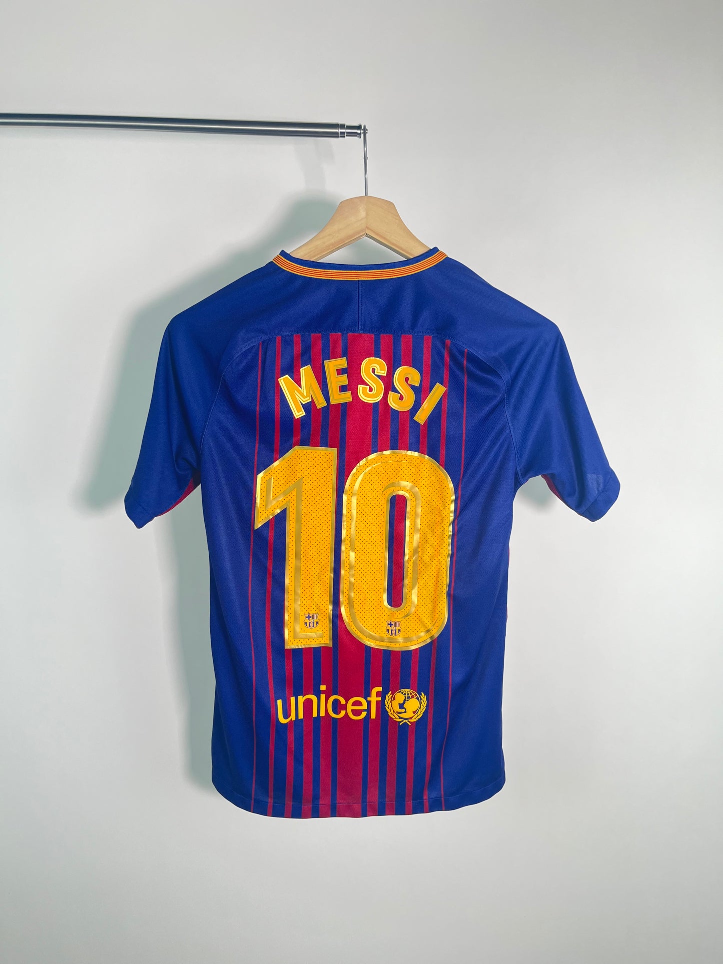 Jersey Barcelona Local 2017 2018 Lionel Messi (S)