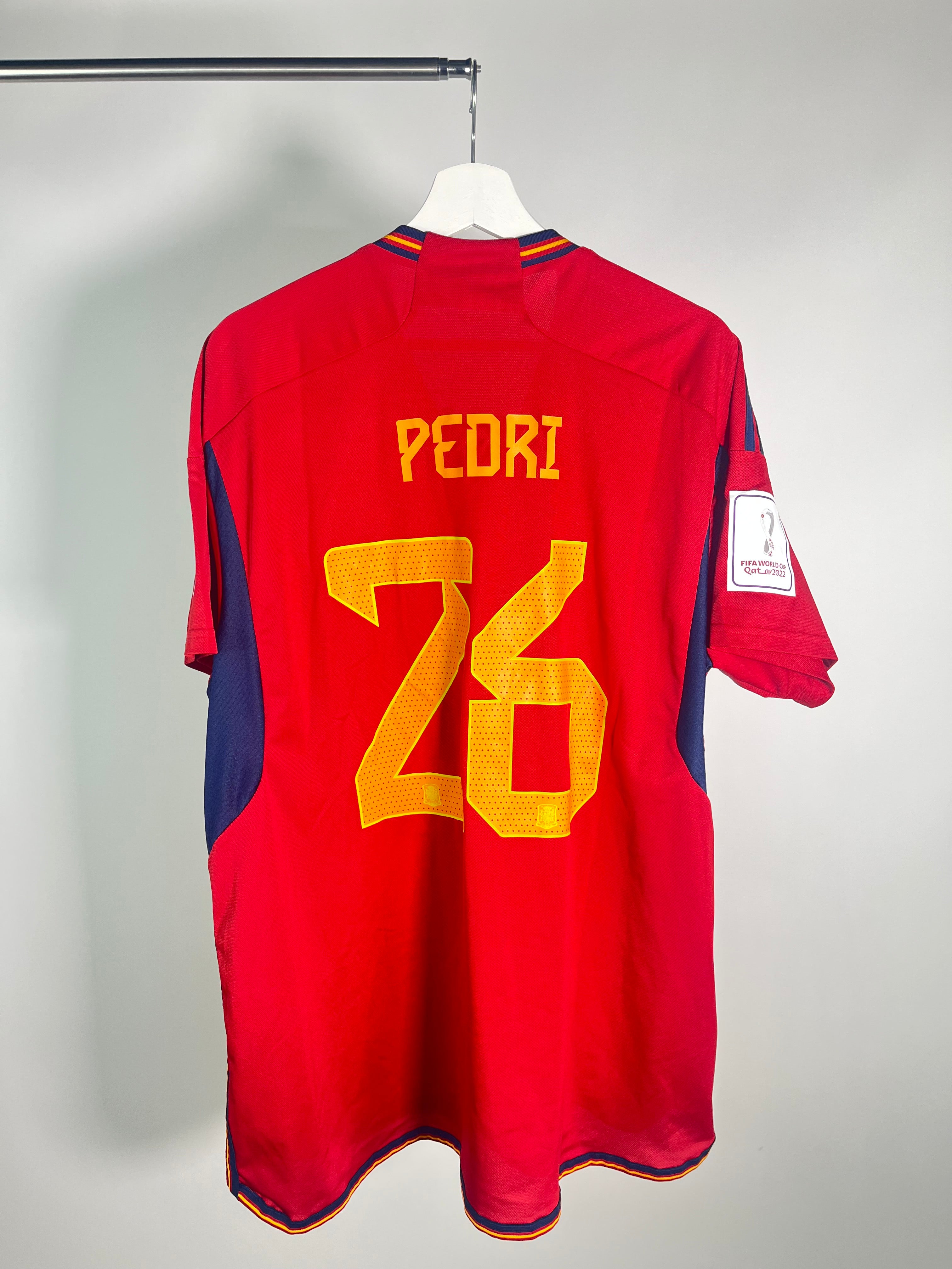 Jersey España Local 2024 2025 *Mundial Qatar* Pedri (XXL)