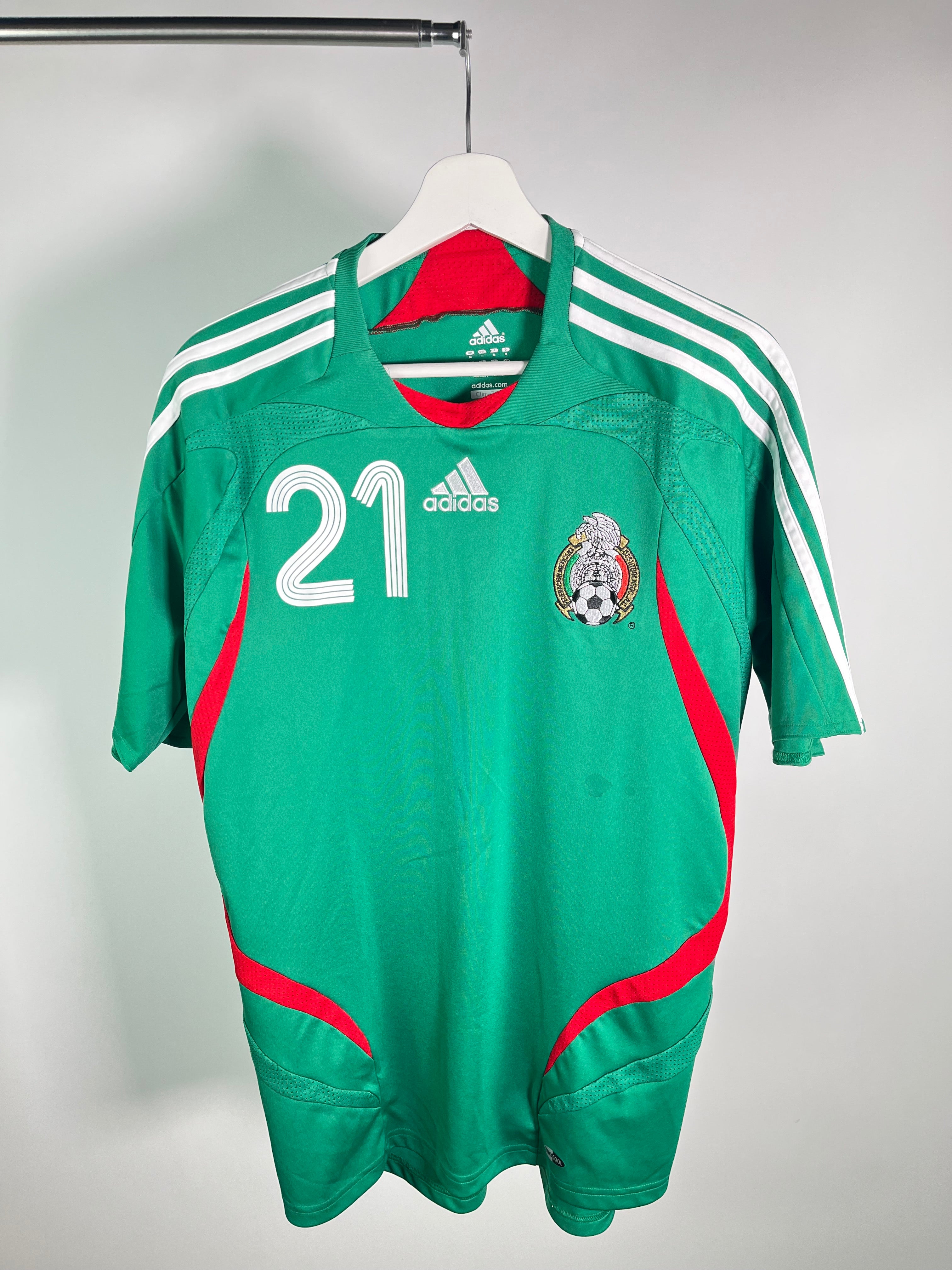 Jersey México Local 2007 2008 Match Worn vs Uruguay Nery Castillo (M)
