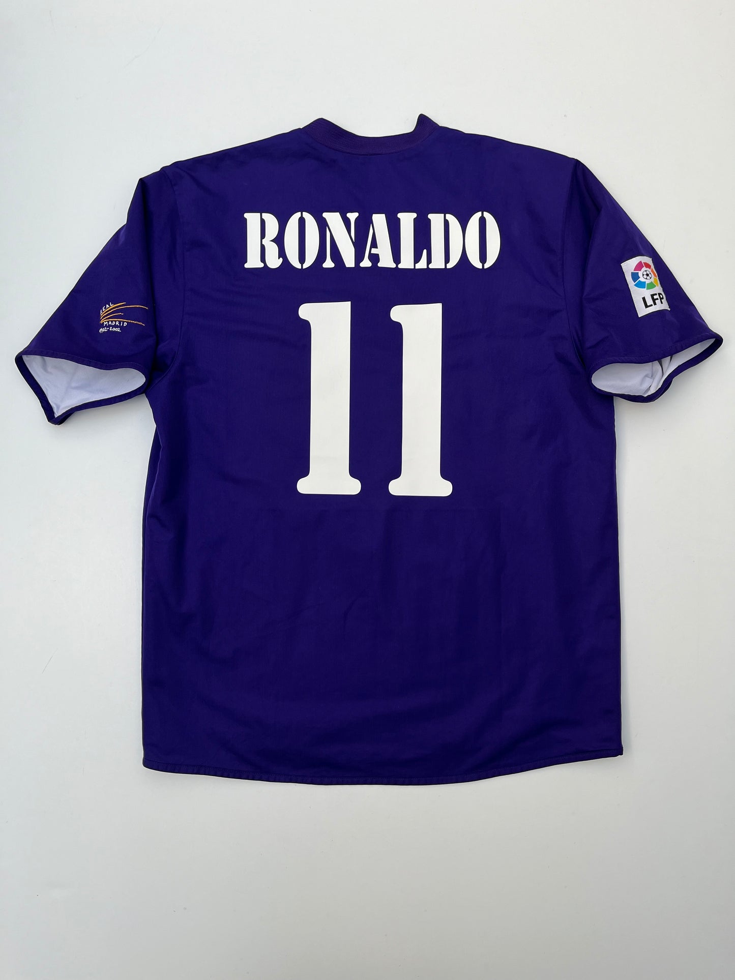 Jersey  Real Madrid Visita 2002 2003 Ronaldo Nazario Reversible (L)