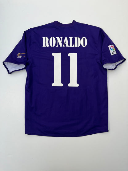Jersey  Real Madrid Visita 2002 2003 Ronaldo Nazario Reversible (L)