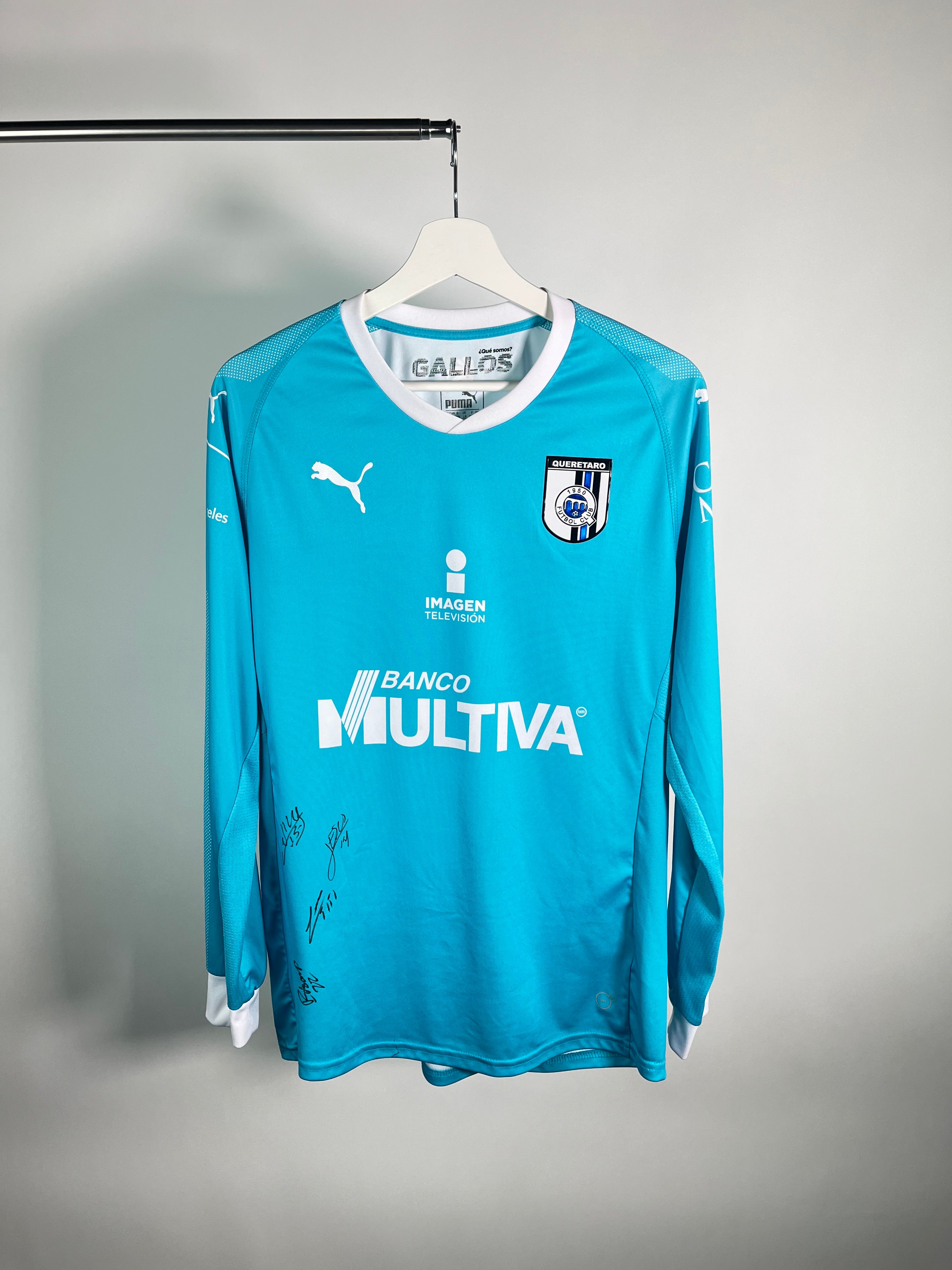 Jersey Queretaro Visita 2018 2019 Manga Larga Autografiada (L)