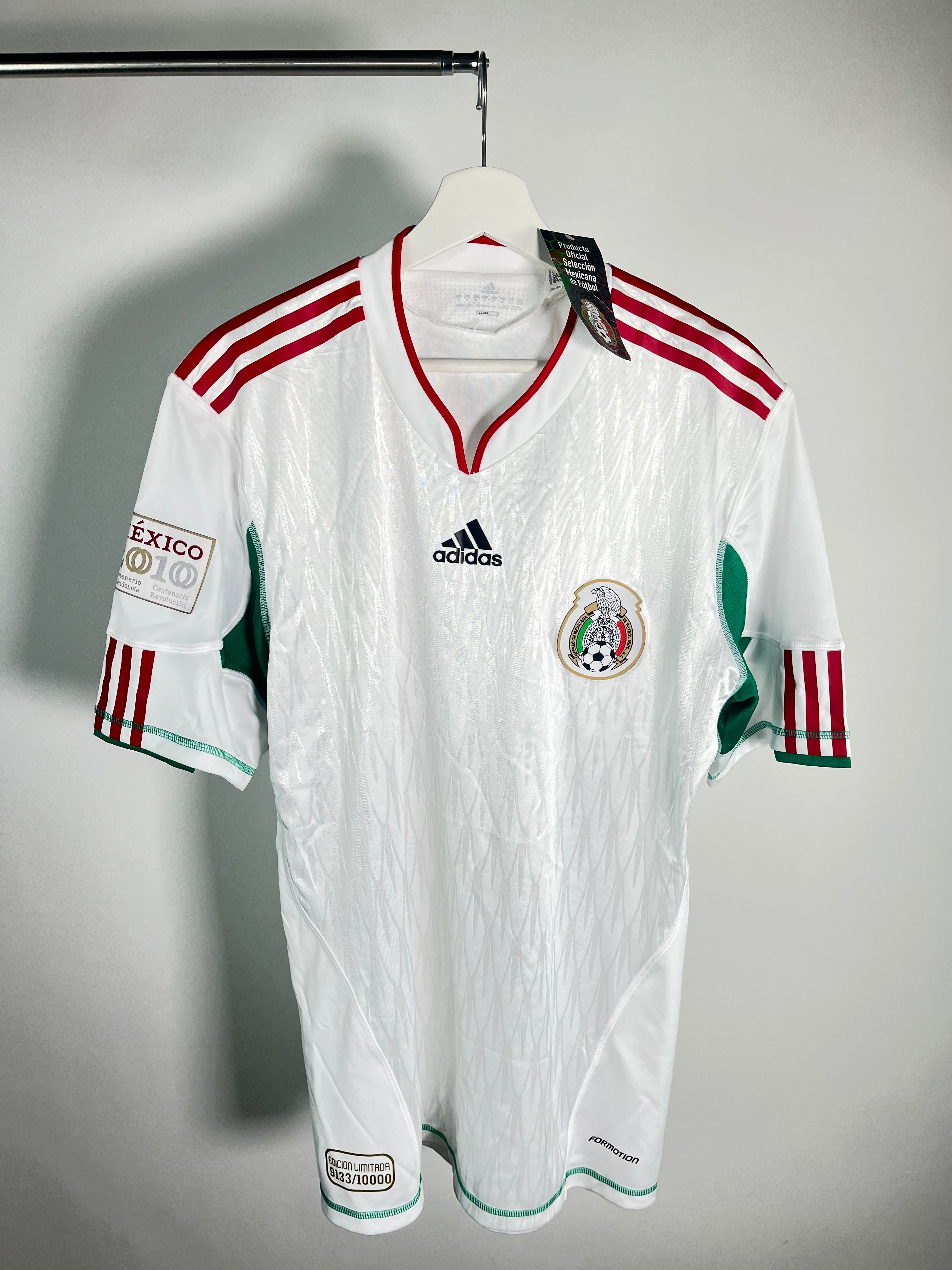 Jersey México Especial Bicentenario 2010 Versión Jugador *Foliado (9133/10000) C/ Etiquetas* (XL)