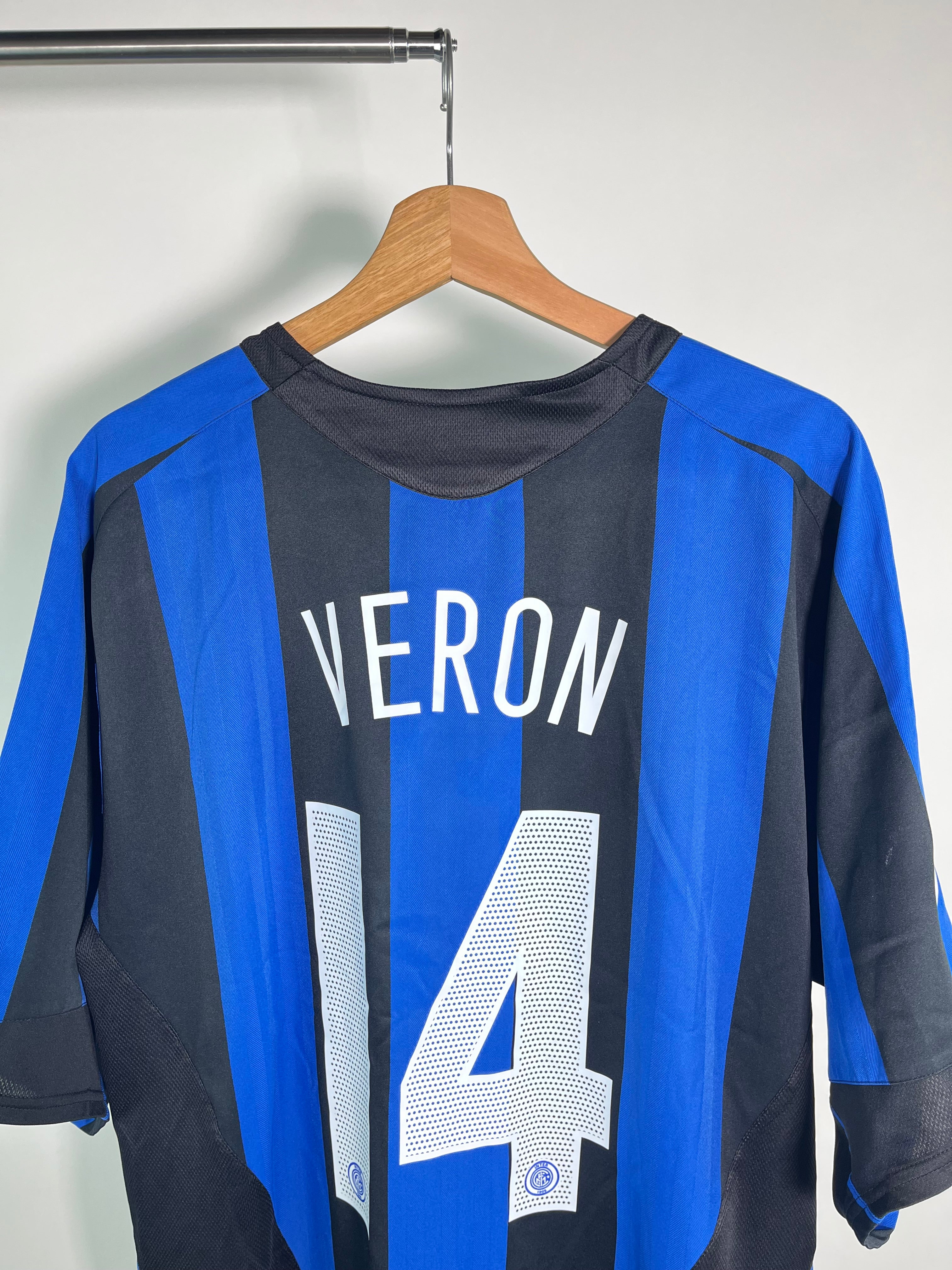 Jersey Inter de Milan Local 2005 2006 Juan Sebastián “La Brujita” Verón (XL)