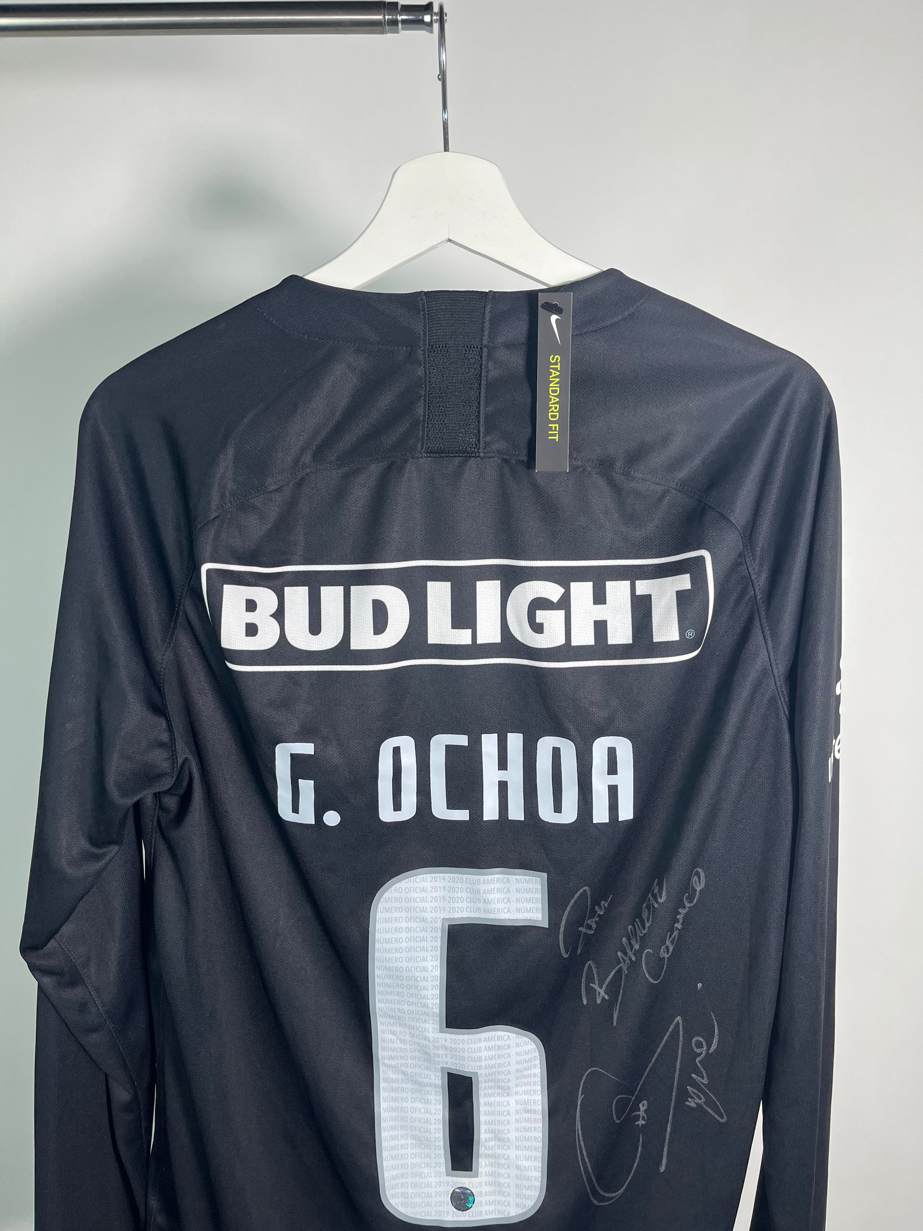 Jersey Club America Portero 2019 2020 Autografiada *C/Etiquetas* Guillermo Ochoa (M)