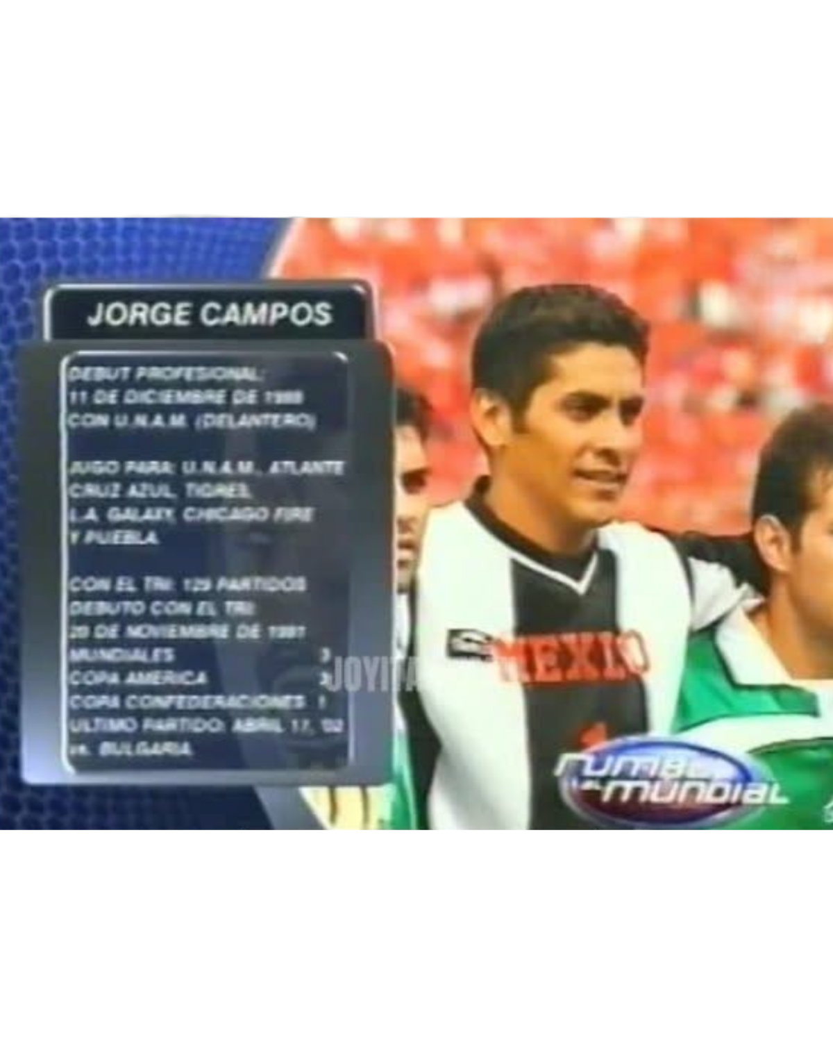 Jersey Portero México 2002 Utilería Preparado Para Jorge Campos *Corea-Japón* (XL)