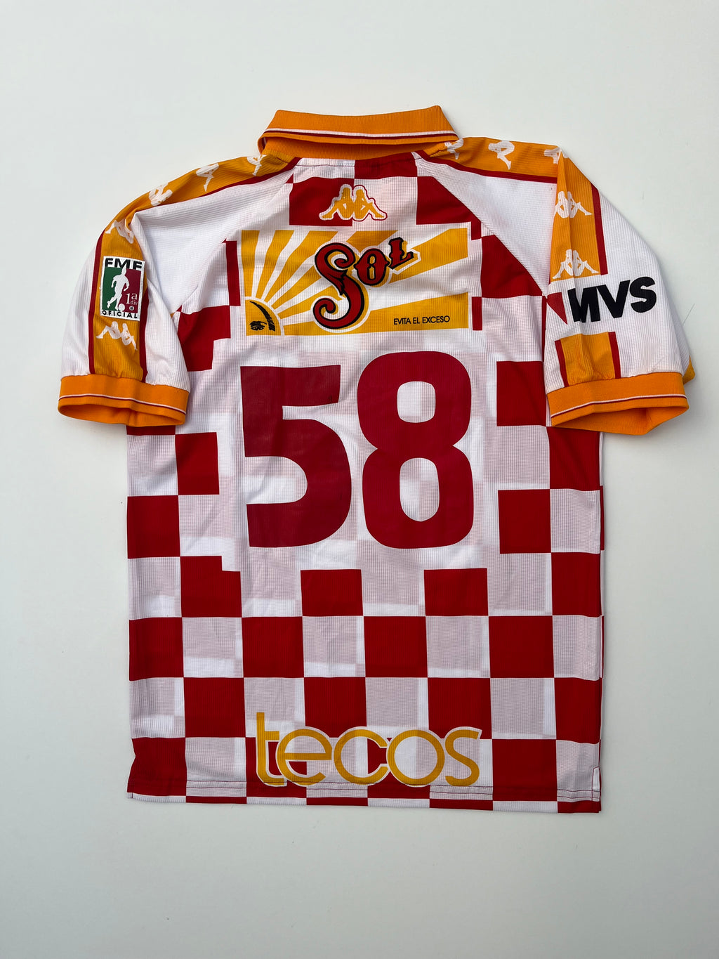 Jersey Tecos Local 1999 2000 Match Worn Roberto Palacios (L)