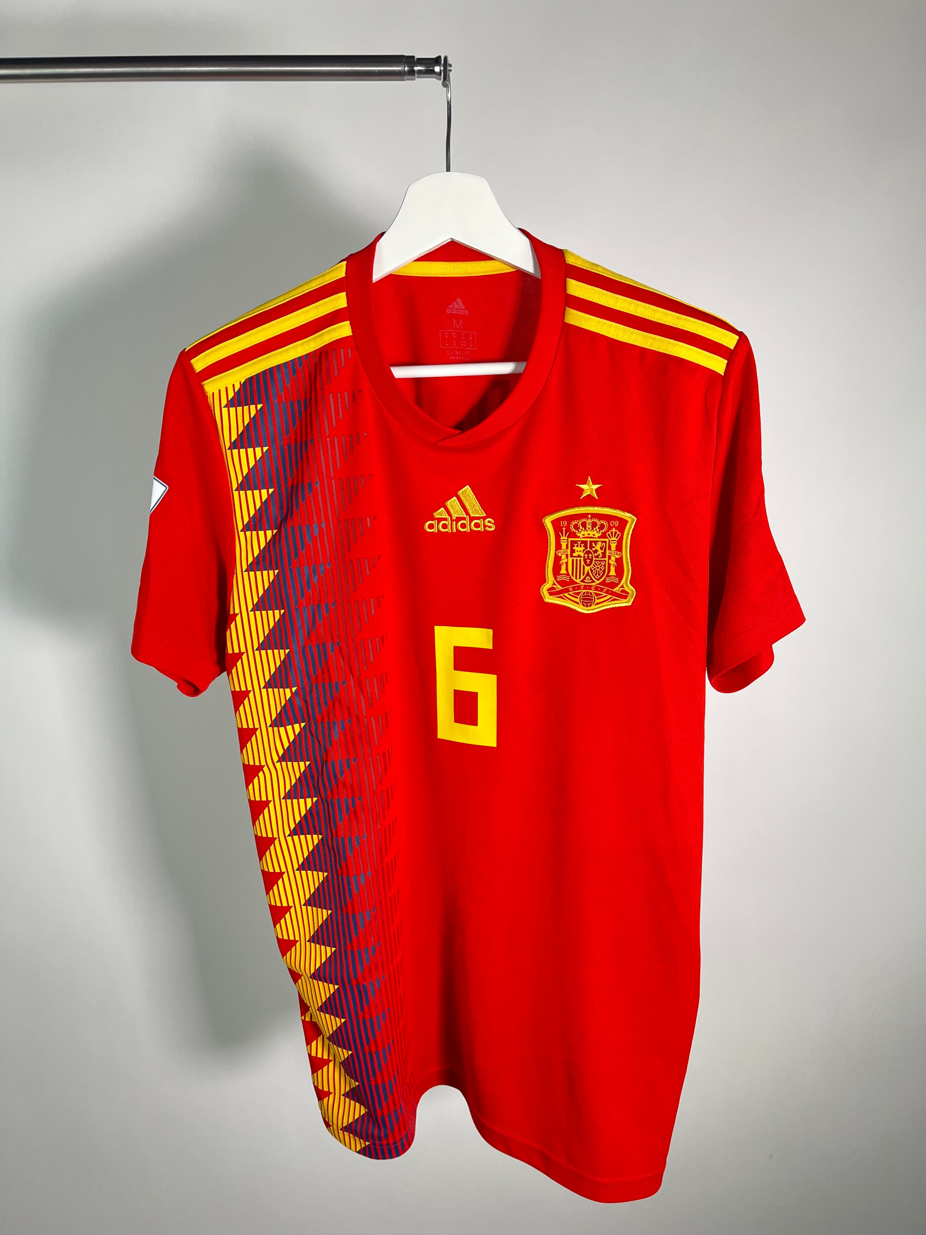 Jersey España Local 2018 2020 *Mundial Rusia* Andrés Iniesta (M)