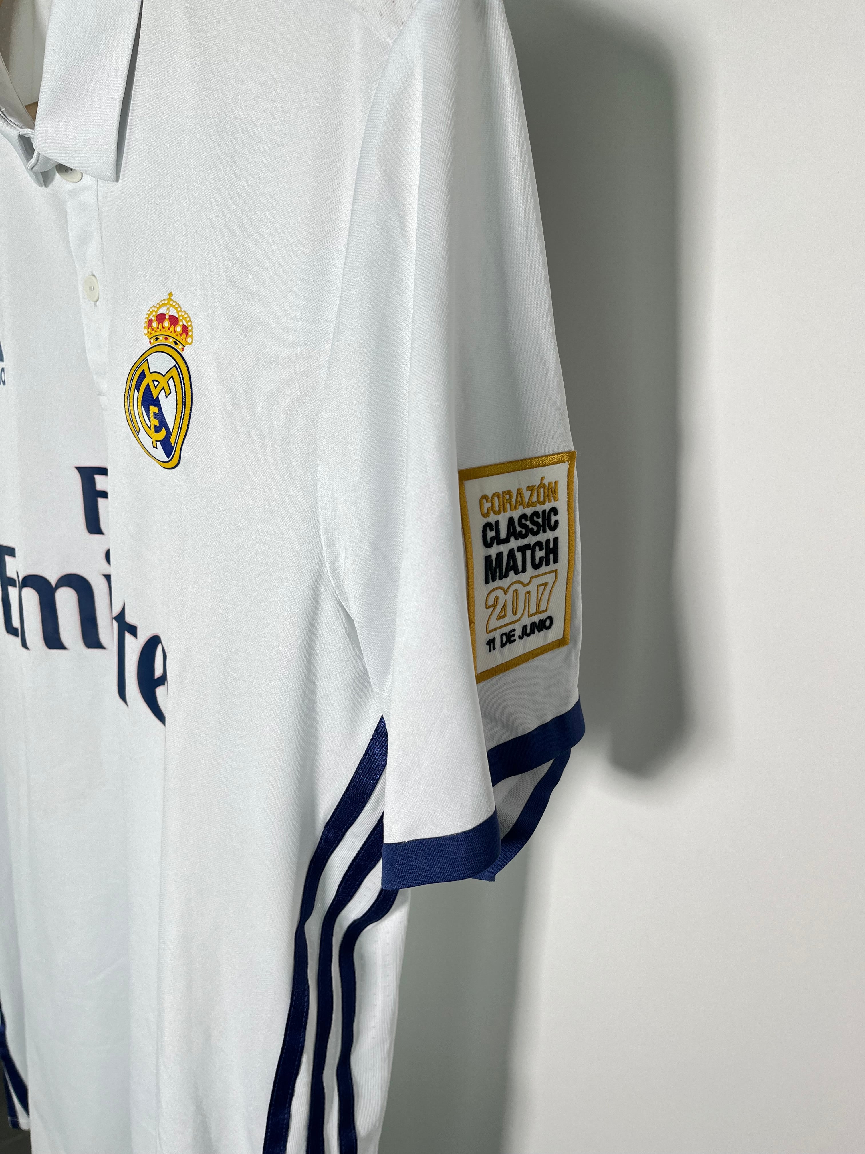 Jersey Real Madrid Local 2016 2017 *Adizero* Utilería Ronaldo Nazario (Talla 10 XL)