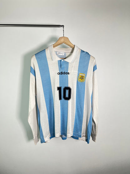 Jersey Argentina Local 1994 1996 Manga Larga Diego Armando Maradona (M)