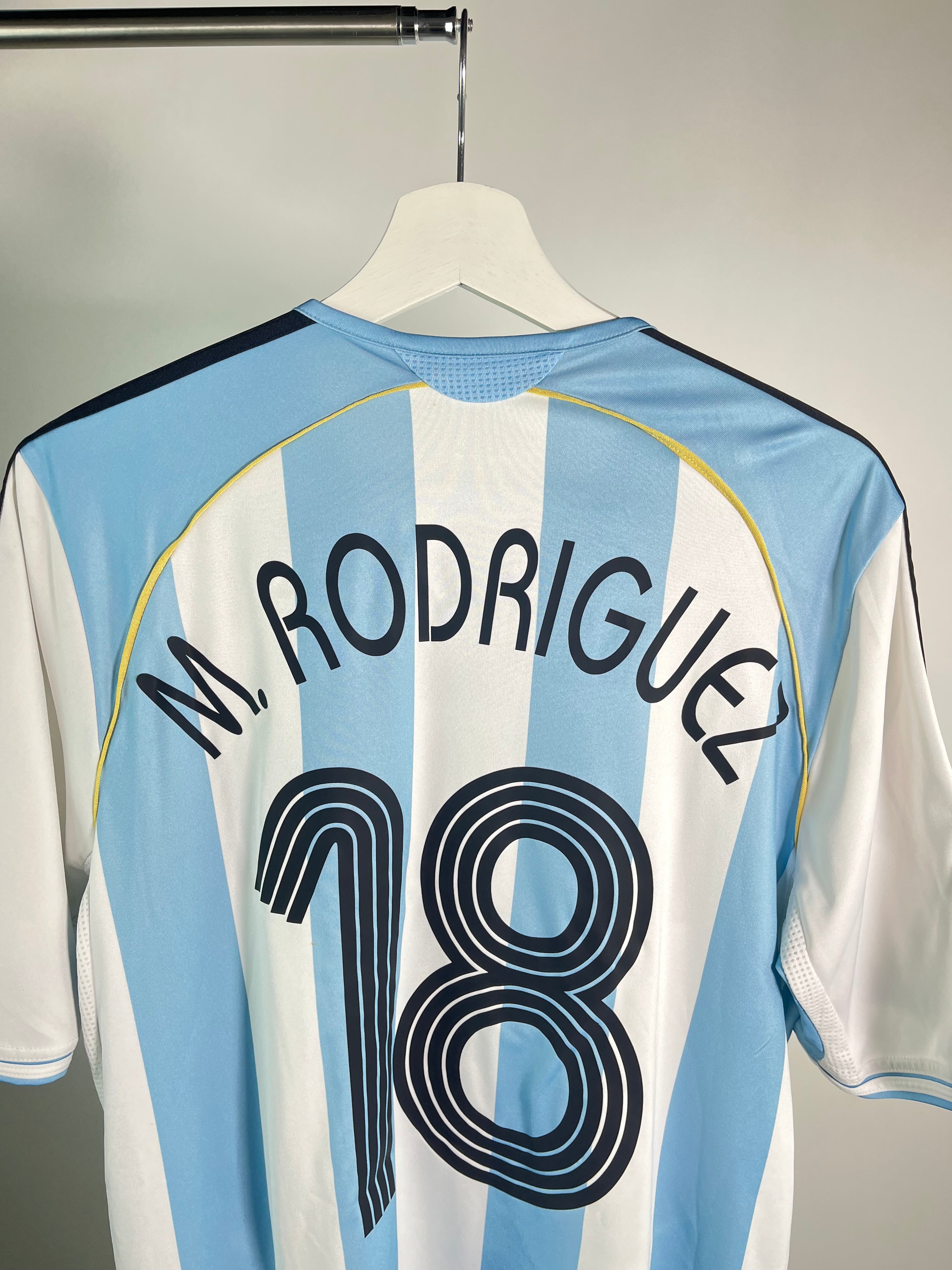Jersey Argentina Local 2006 2008 *Mundial Alemania* Maxi Rodríguez (M)
