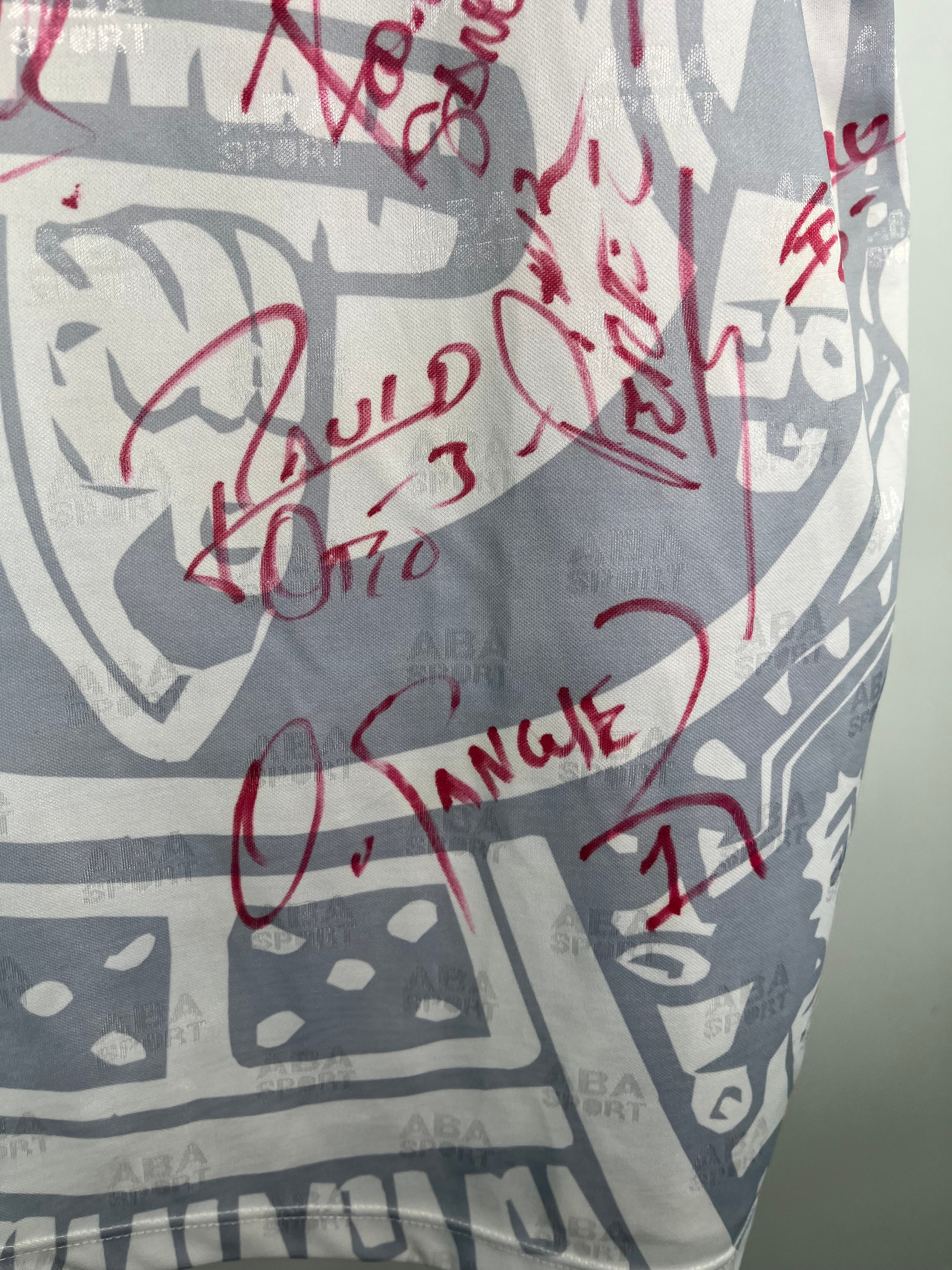 Jersey México Visita 1997 1998 Match Worn Autografiado Edson Astivia (L)