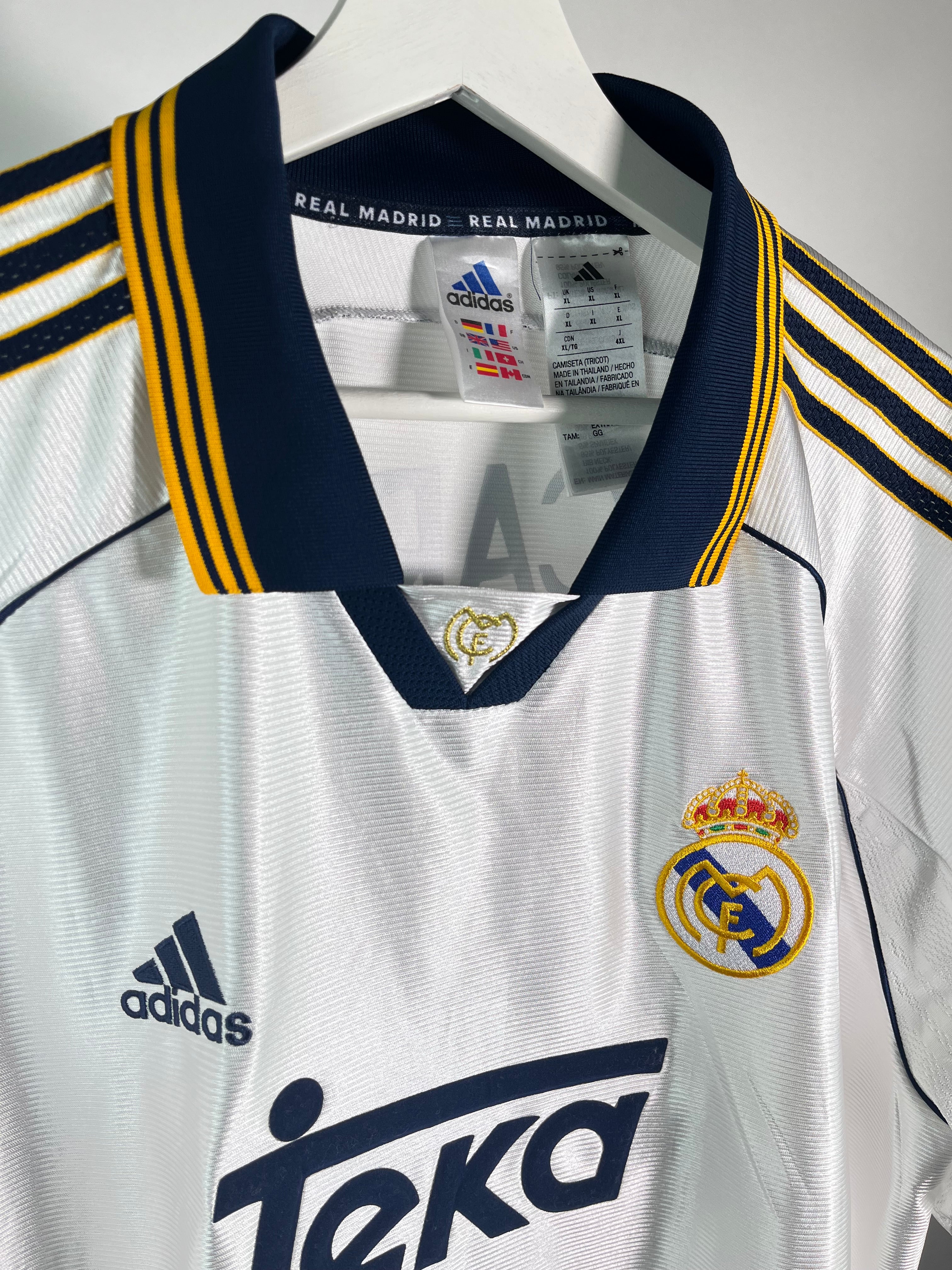 Jersey Real Madrid Local 1999 2000 *Reedición* Roberto Carlos (XL)