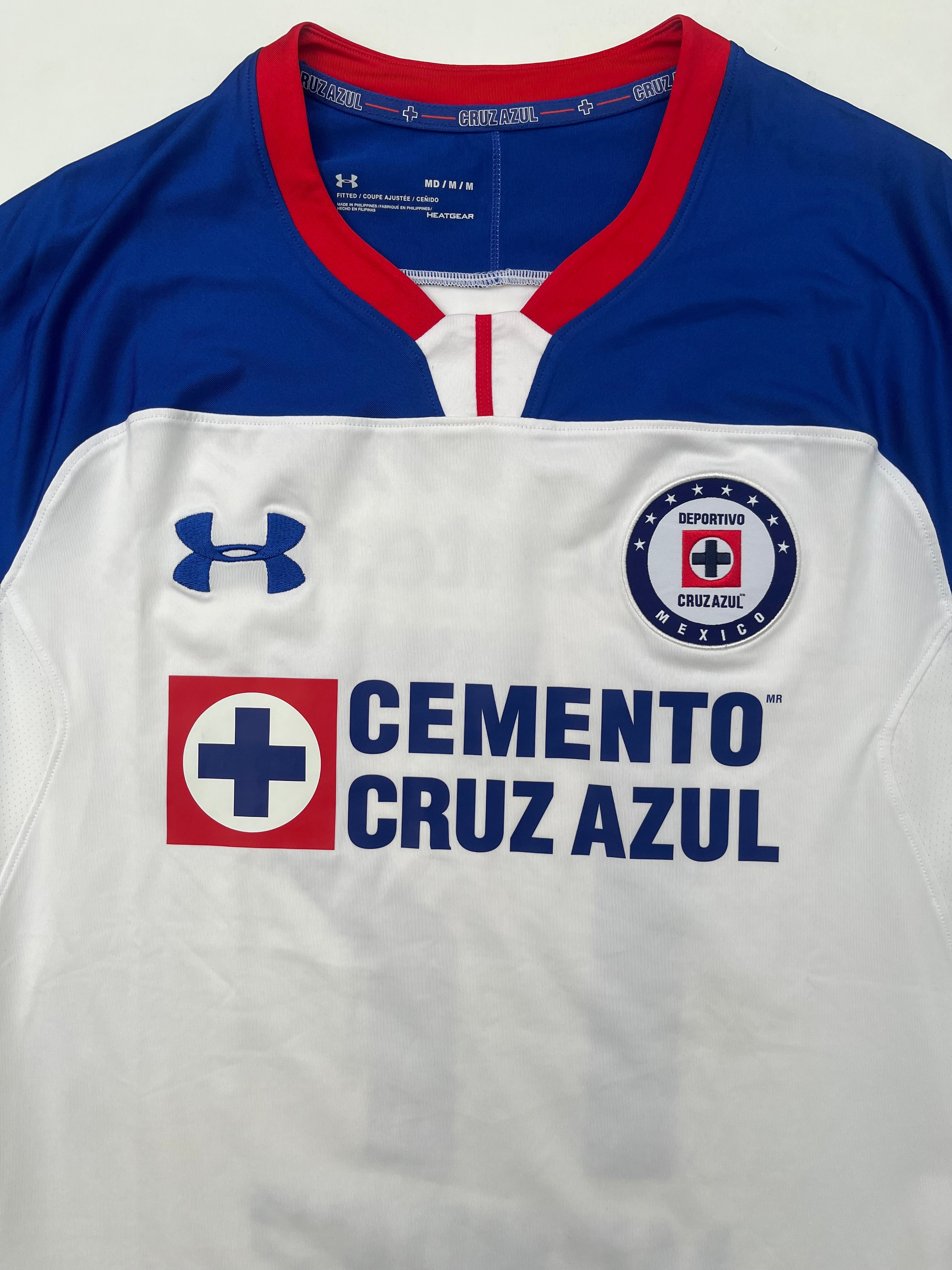 Jersey Cruz Azul Visita 2018 2019 Match Worn Edgar Méndez (M)