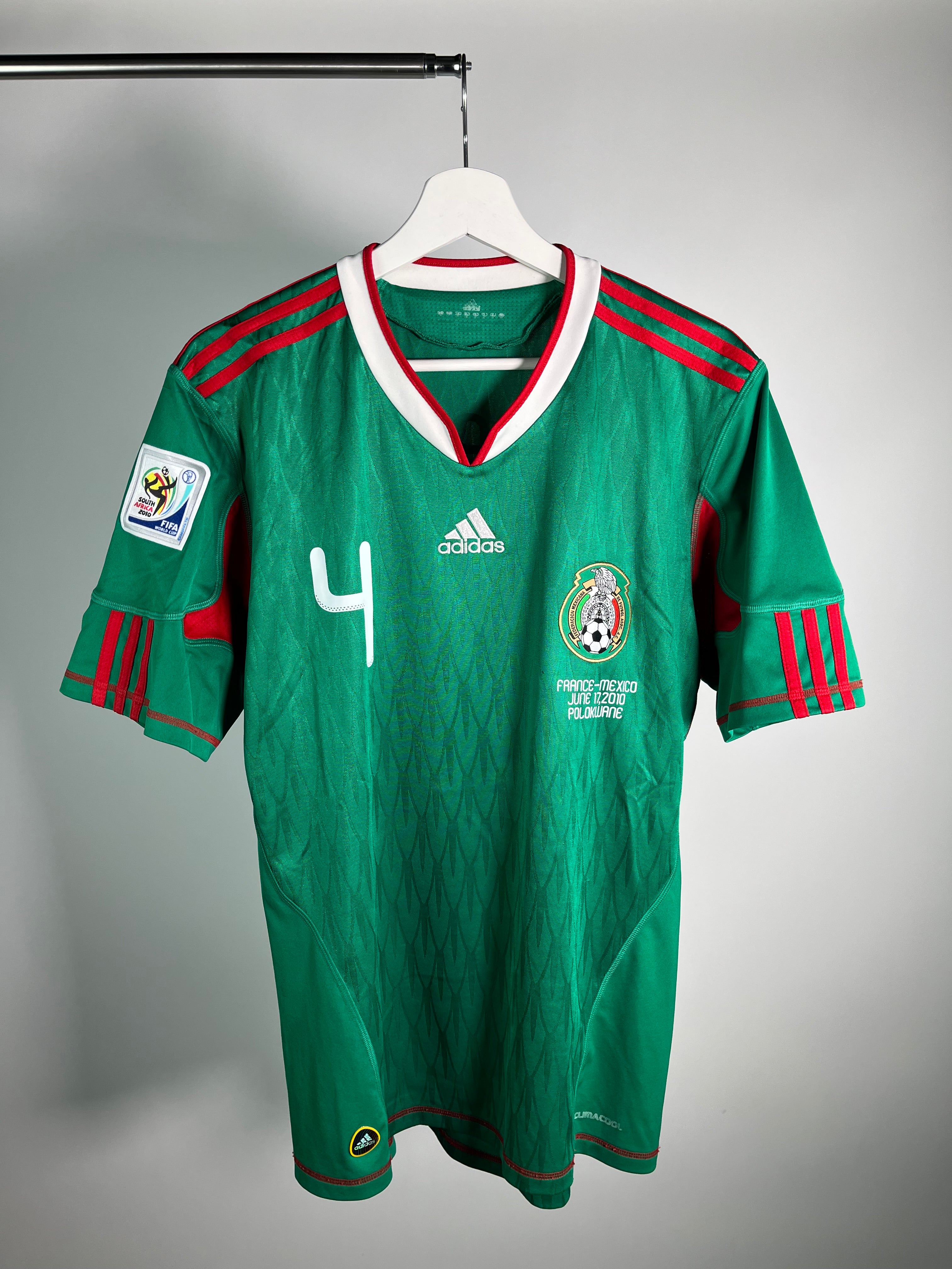 Jersey México Local 2010 2011 *Match Detail vs Francia* Rafael Márquez (M)