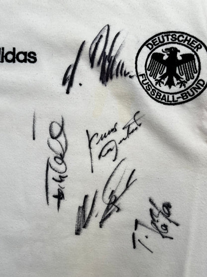 Playera Alemania 1990 1992 Autografiado (M)