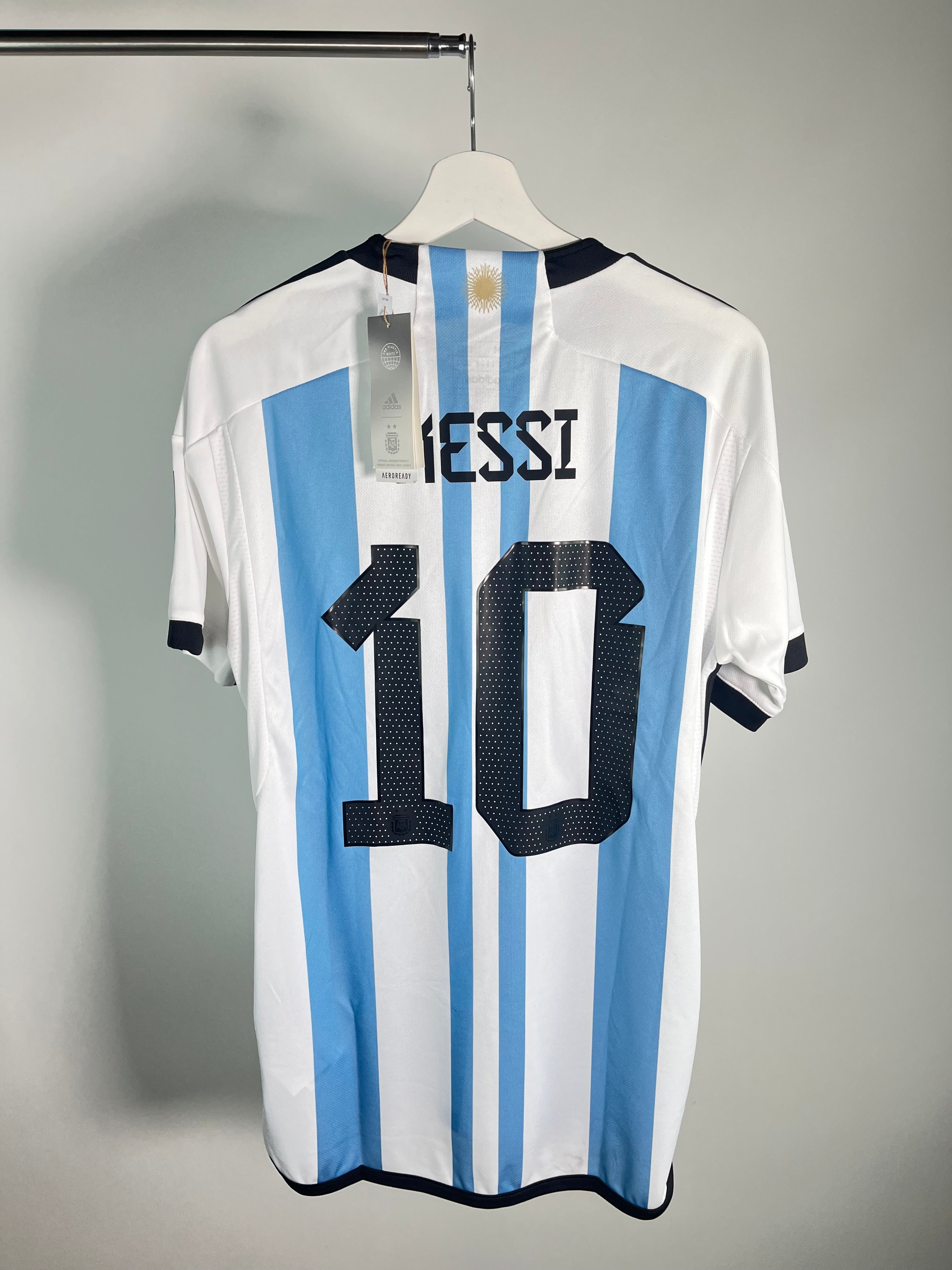 Jersey Argentina Local 2022 2024 *Match Detail Final vs Francia* *C/Etiquetas* Lionel Messi (M)