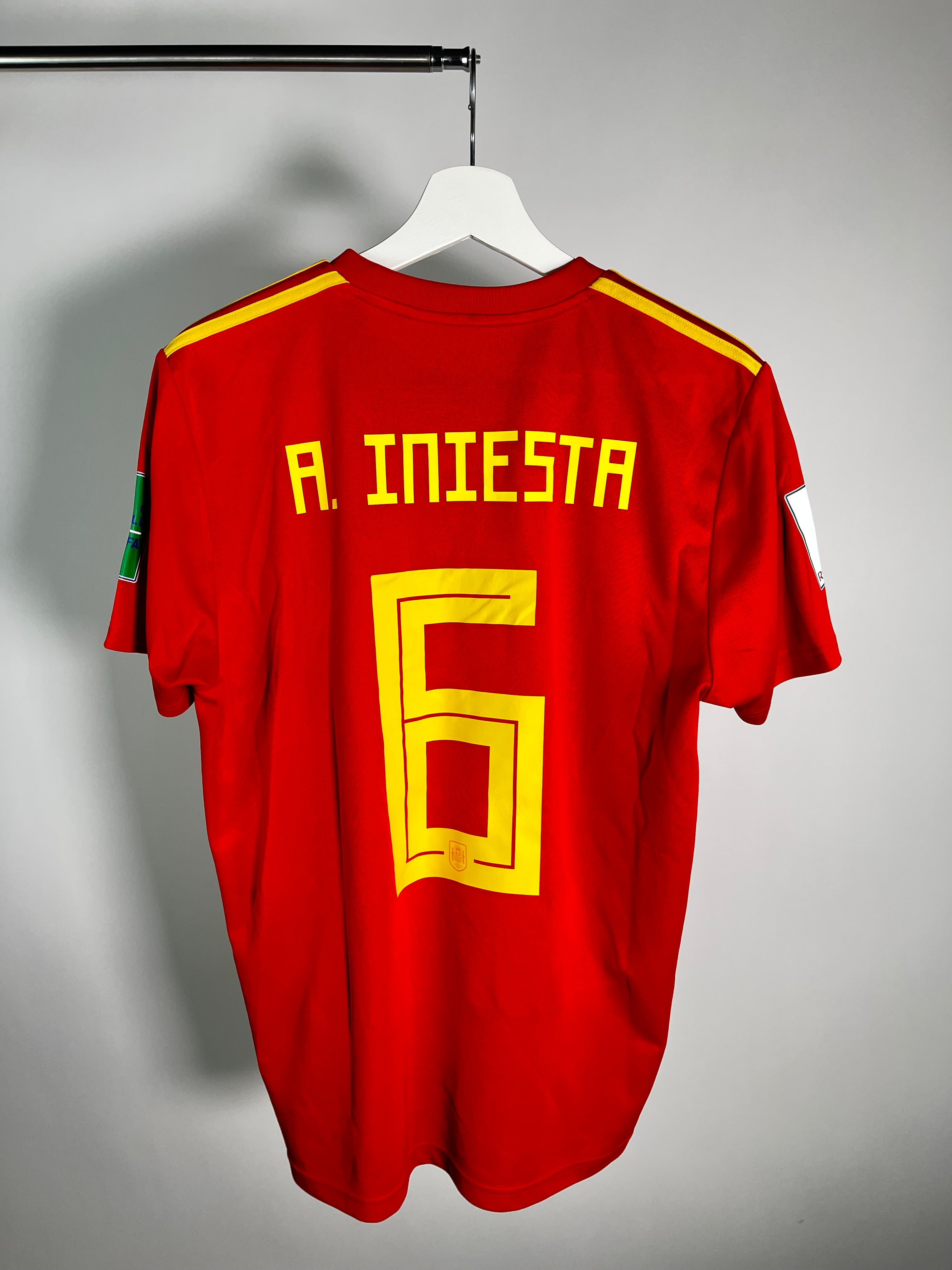 Jersey España Local 2018 2020 *Mundial Rusia* Andrés Iniesta (M)